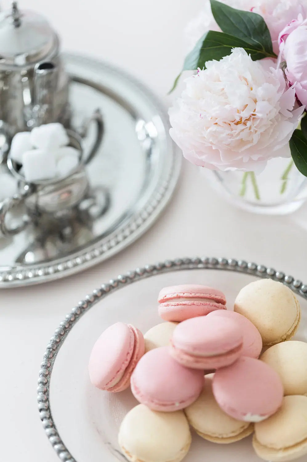 Unique tableware with beautiful floral arrangements, a unique gift for her