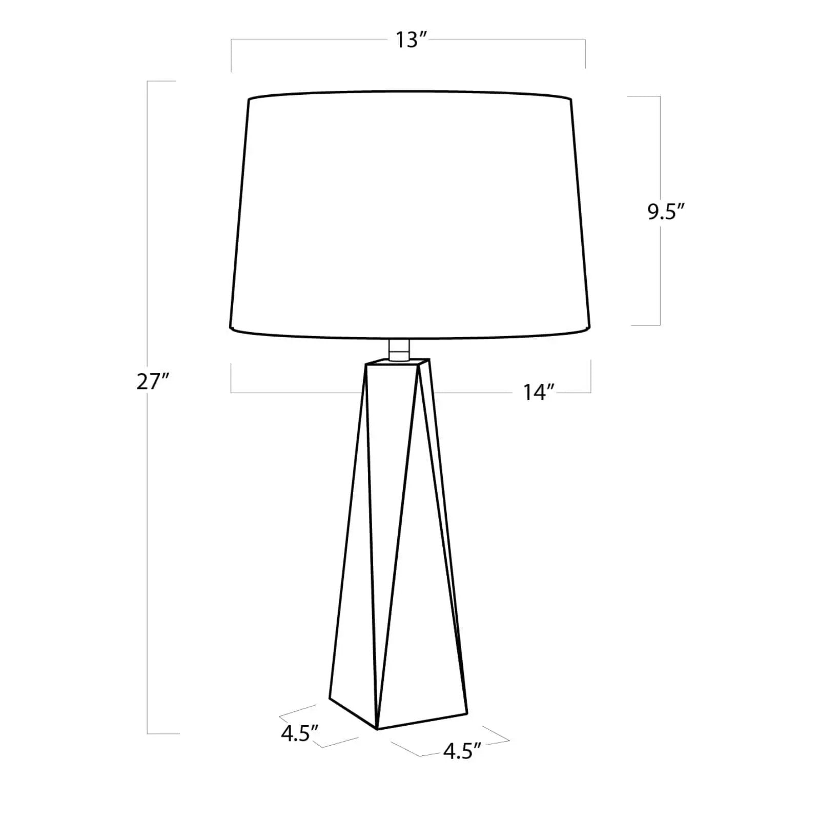 Angelica Crystal Table Lamp Small Regina Andrew