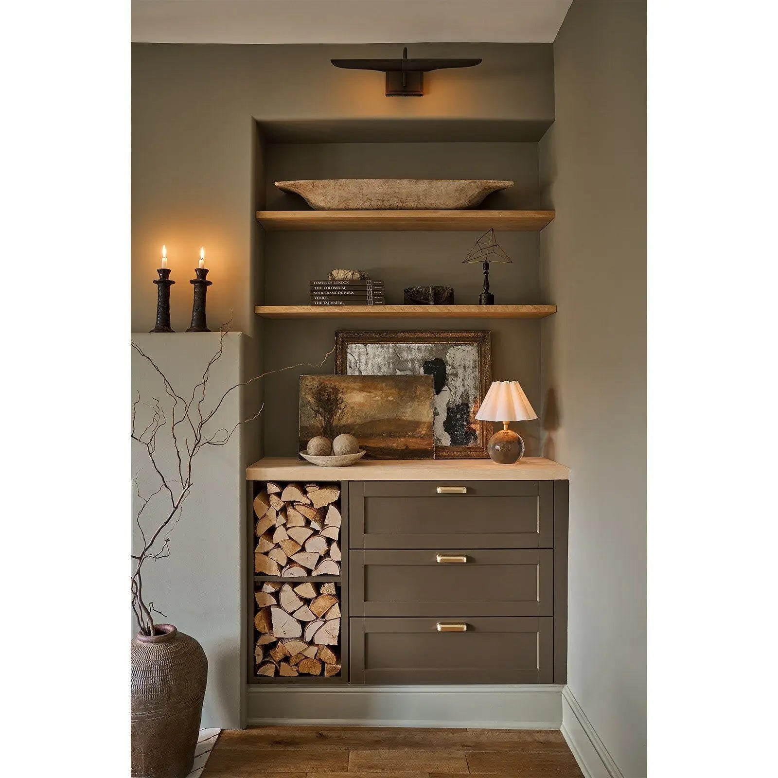 Redford Picture Light (Small or Large) – Natural Brass, Oil Rubbed Bronze, or Polished Nickel - Villa Decor & Design