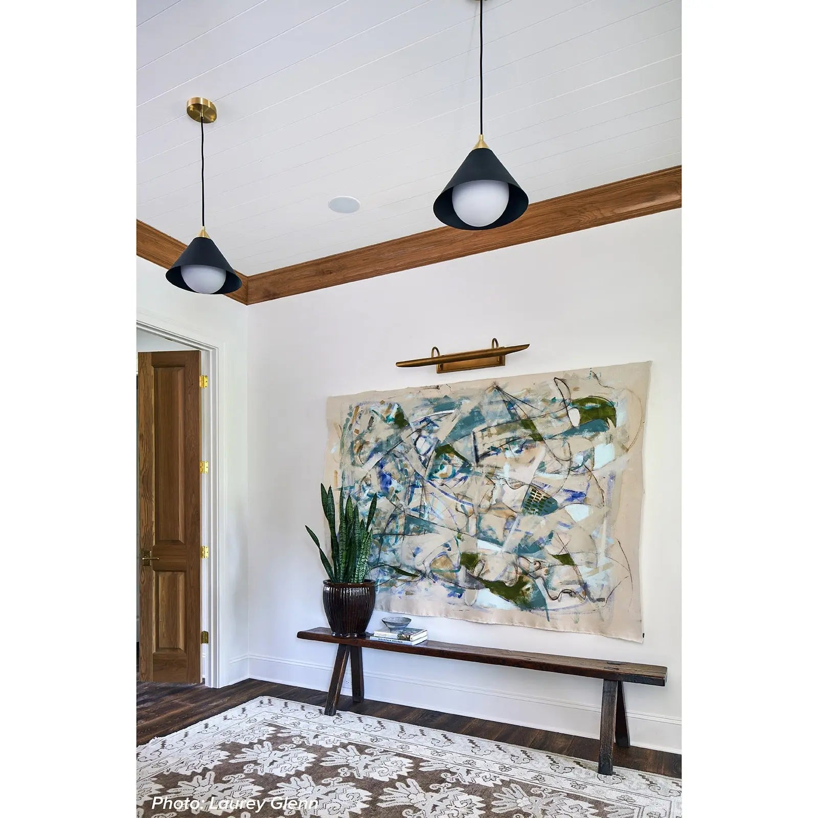 Redford Picture Light (Small or Large) – Natural Brass, Oil Rubbed Bronze, or Polished Nickel - Villa Decor & Design