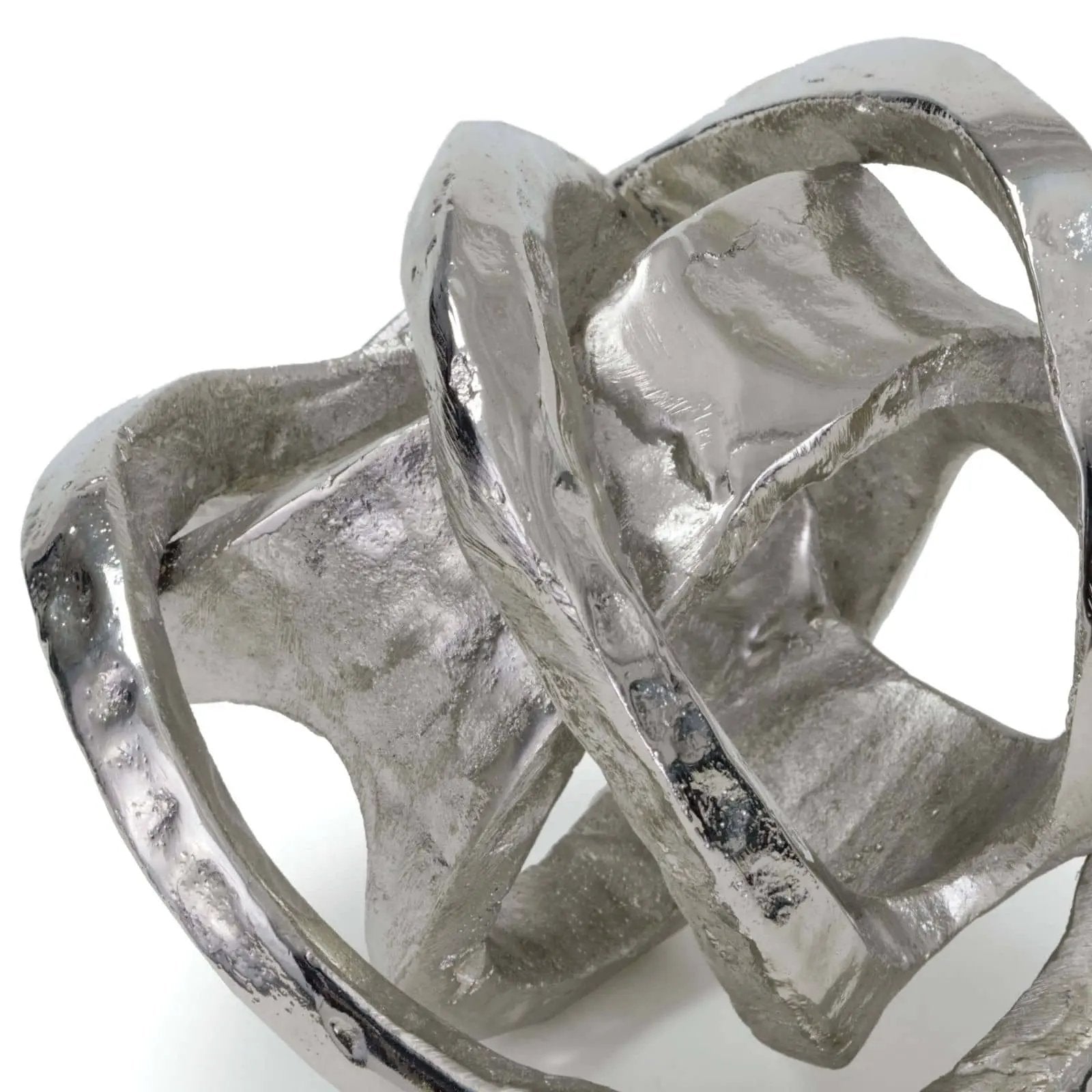 Metal Knot (Polished Nickel or Gold) Regina Andrew