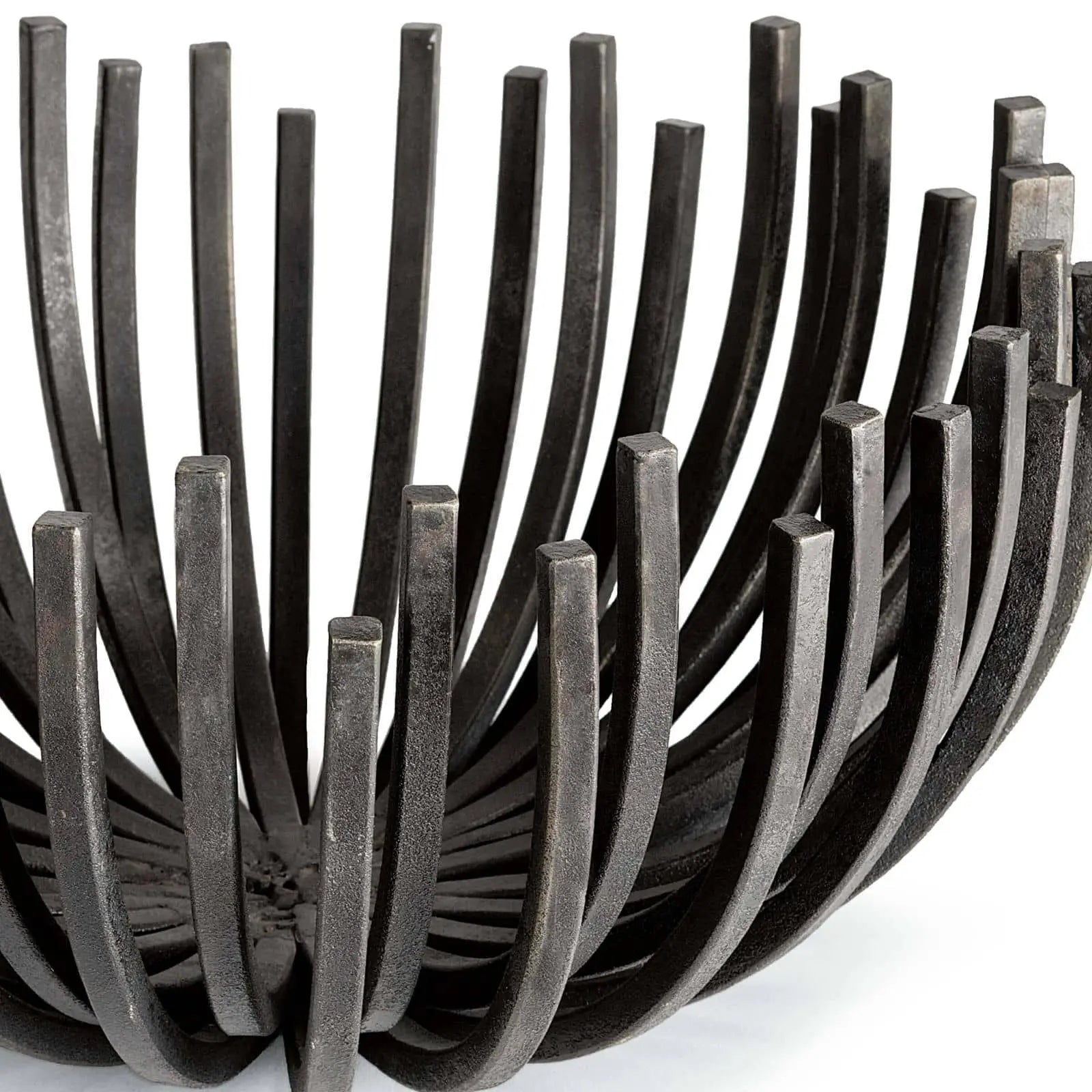 Regina Andrew webbed bowl circle blackened iron