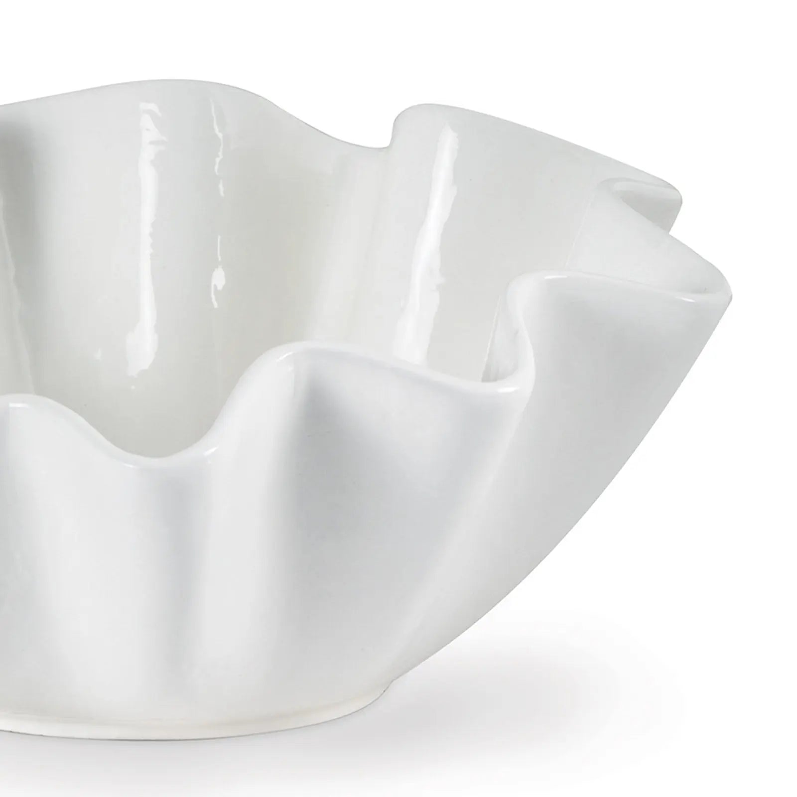 Ruffle Ceramic Bowl Medium