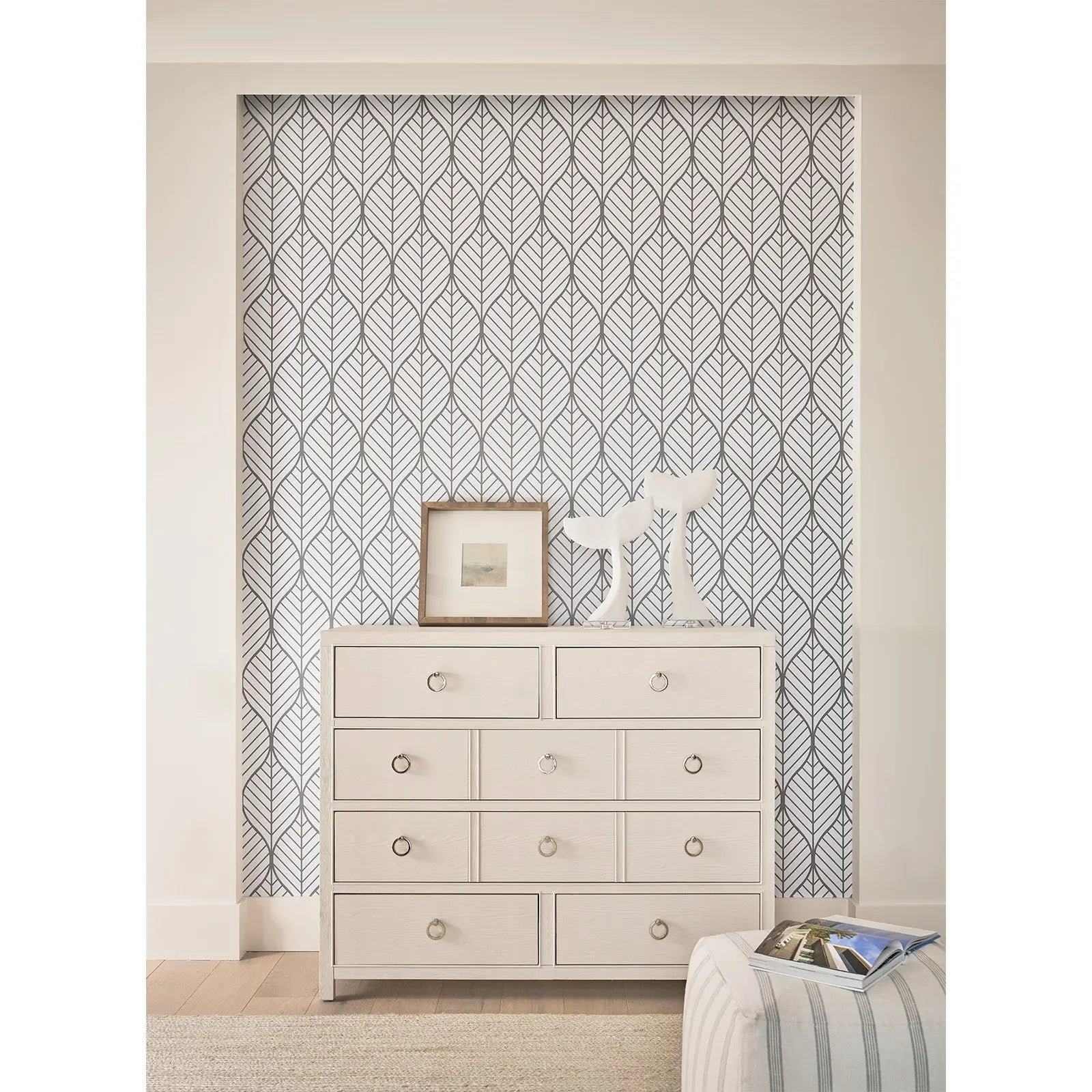 Regina Andrew Whale Tail Pair white resin sculpture