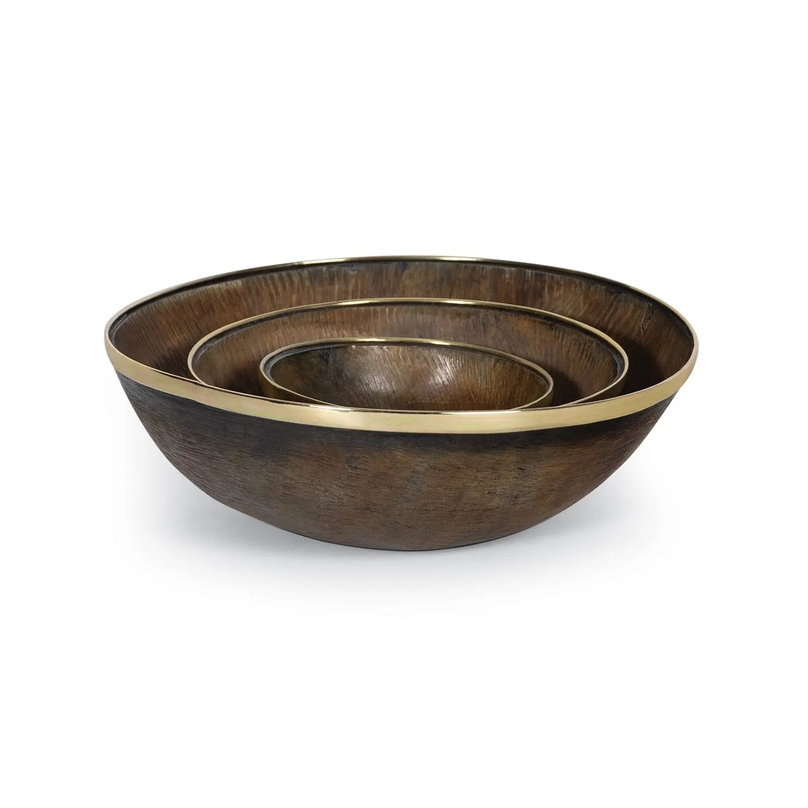 Cora Horn Bowl Set | Natural Horn Decorative Bowl Set - Villa Decor & Design