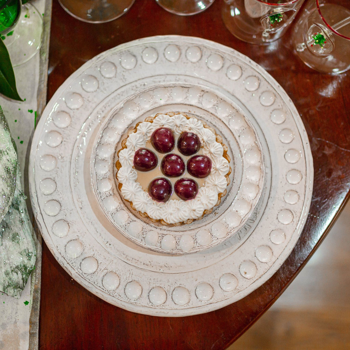 Christmas Tree Dessert Plates – Set of 4