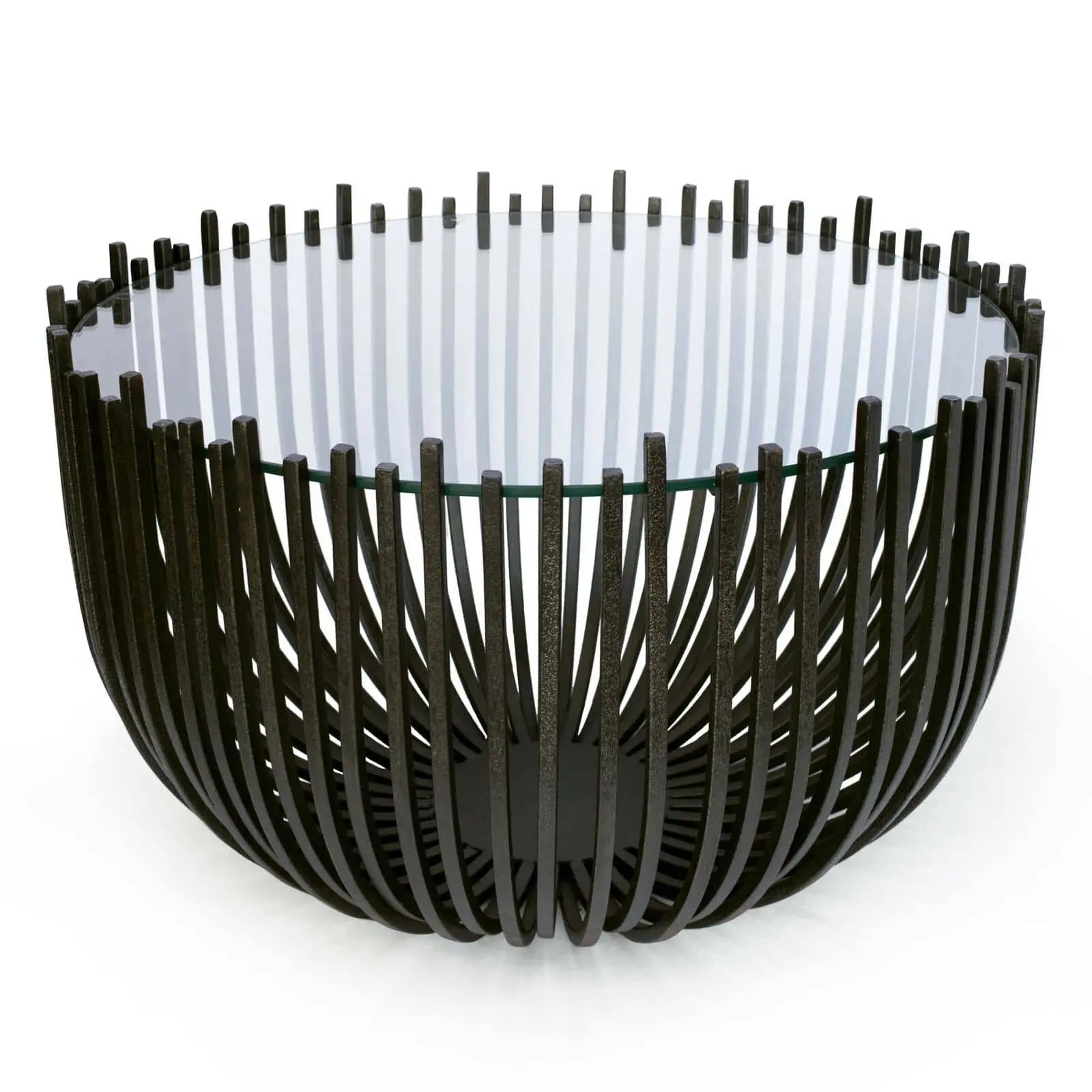 Webbed Coffee Table – Blackened Iron - Villa Decor & Design