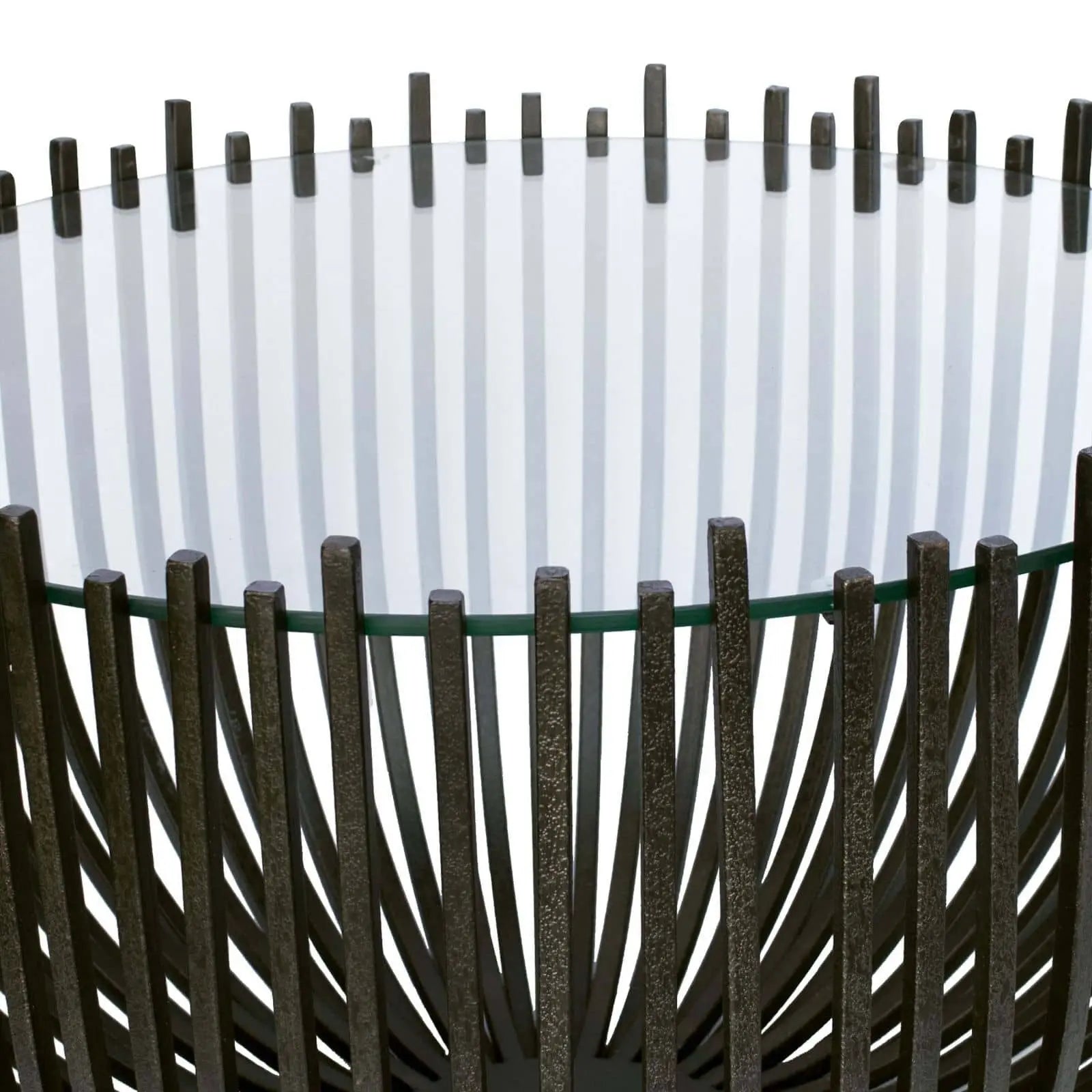 Webbed Coffee Table – Blackened Iron - Villa Decor & Design