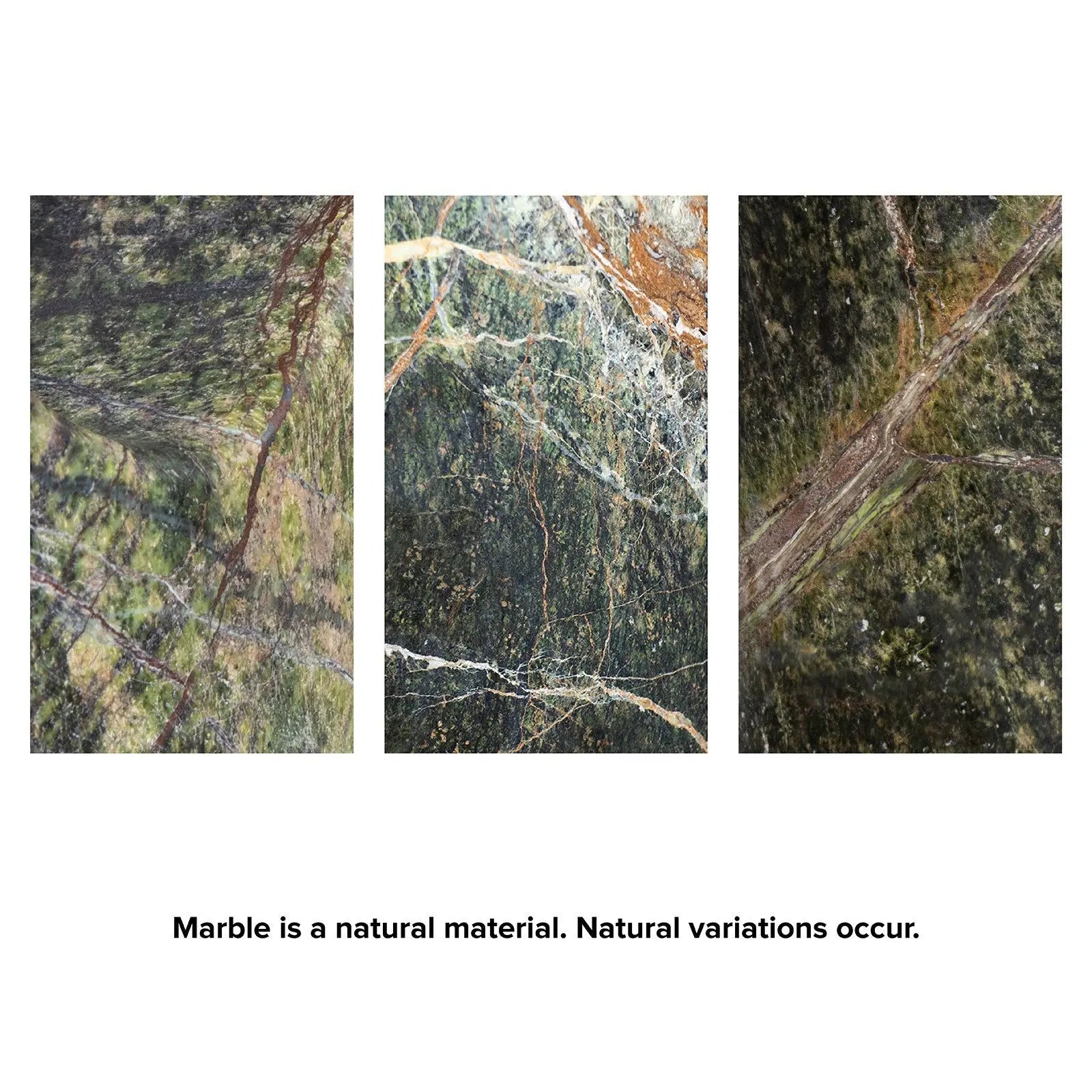 Charli Marble Accent Table - Modern Sculptural Square - Villa Decor & Design