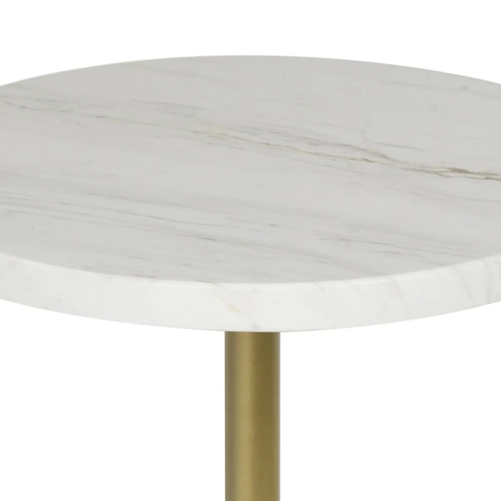 Arthur Accent Table - Round Marble & Goblet Base Side Table - Villa Decor & Design