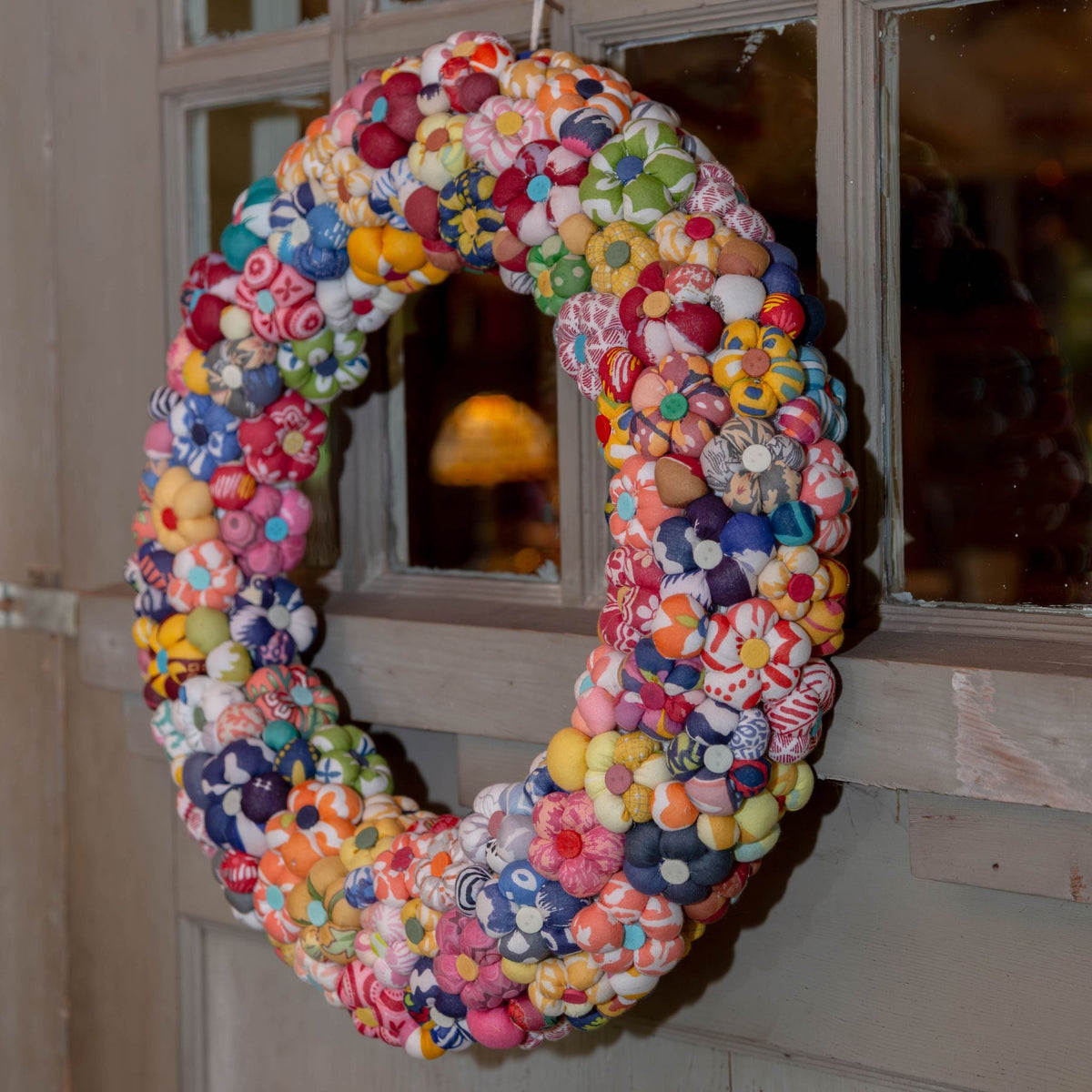 Handcrafted Fabric Wreath