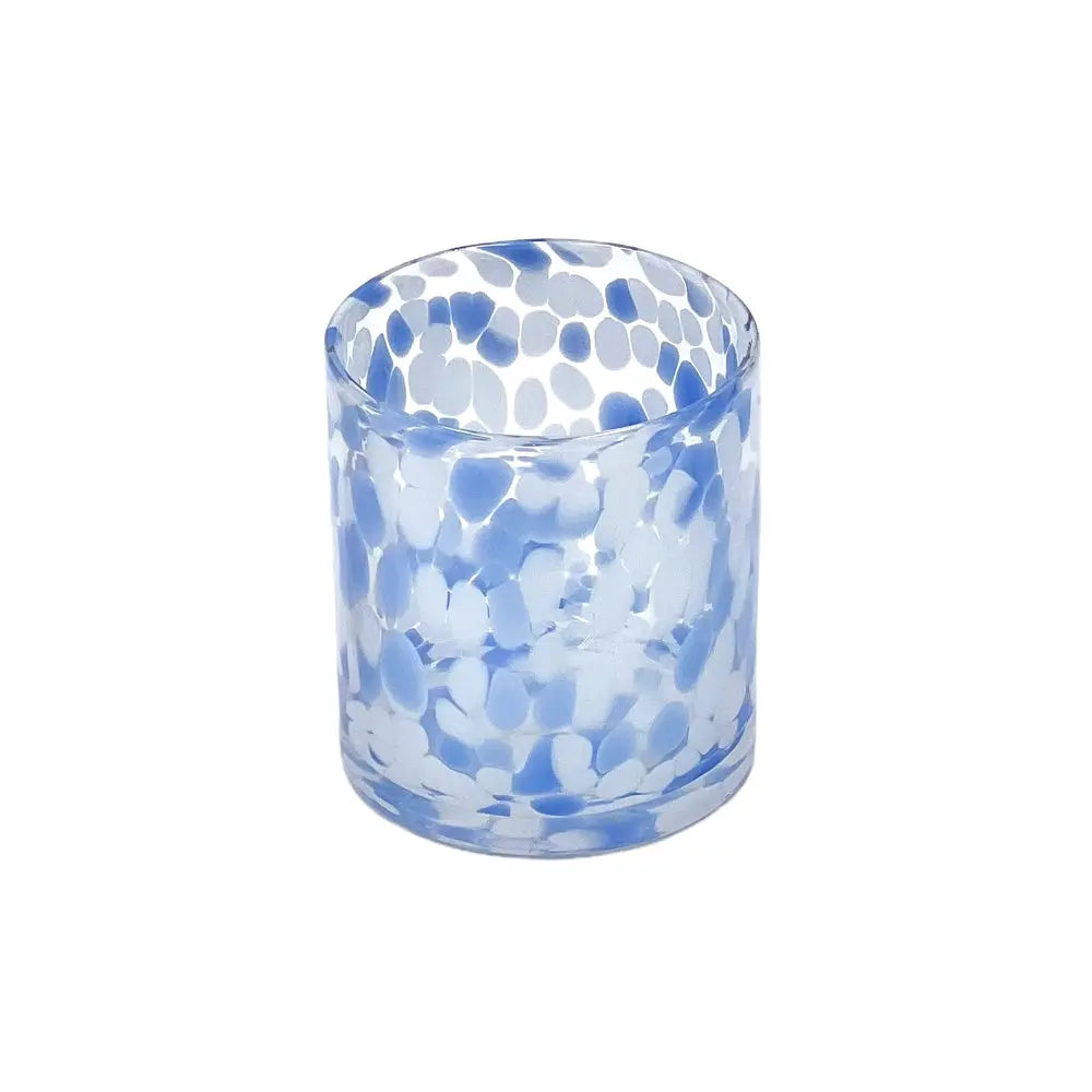 blue and white drink ware