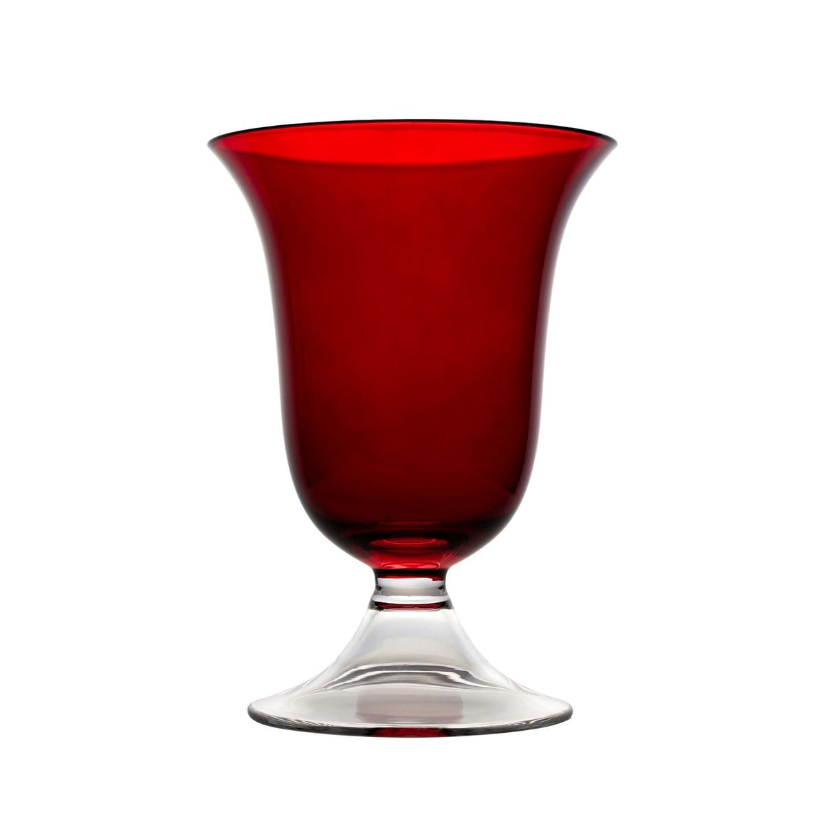 Adriana Water Glasses, Red – Set of 4
