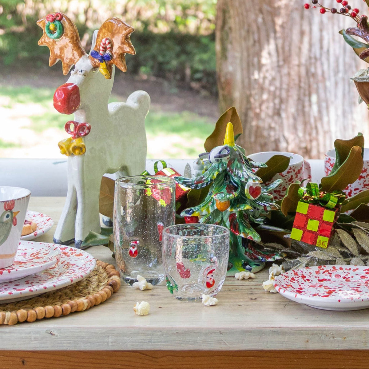 Jingle Bubble-Glass Double Old-Fashioned Glasses – Set of 4