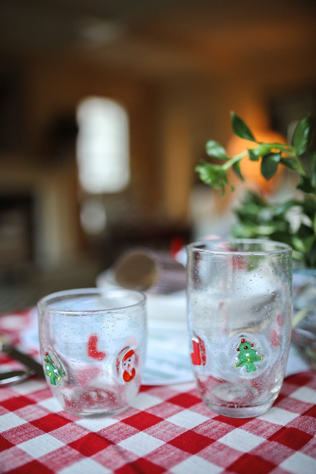 Jingle Bubble-Glass Double Old-Fashioned Glasses – Set of 4