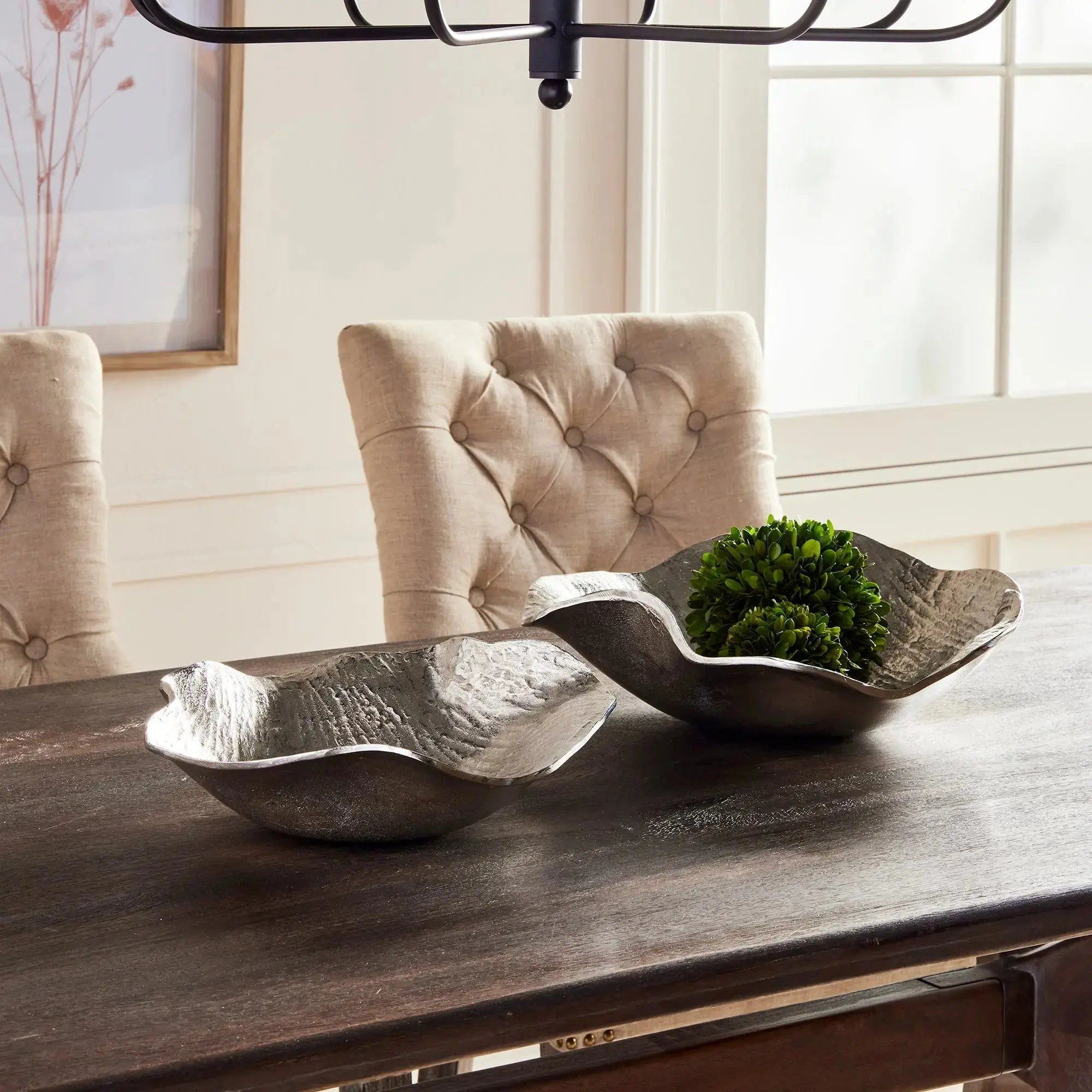 CLARICE DECORATIVE BOWLS, SET OF 2 Villa Decor & Design