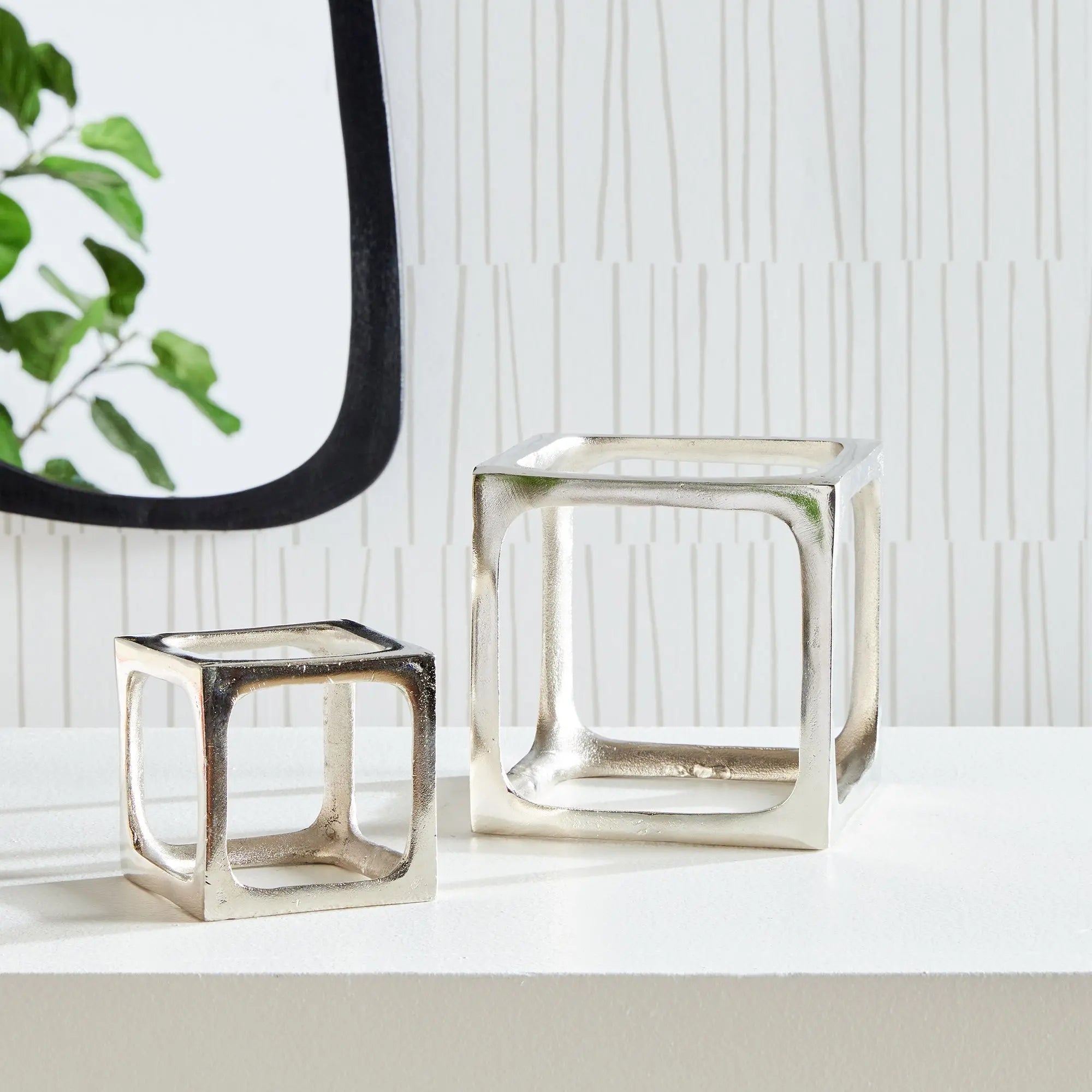 CUBIST SCULPTURES, SET OF 2 Villa Decor & Design