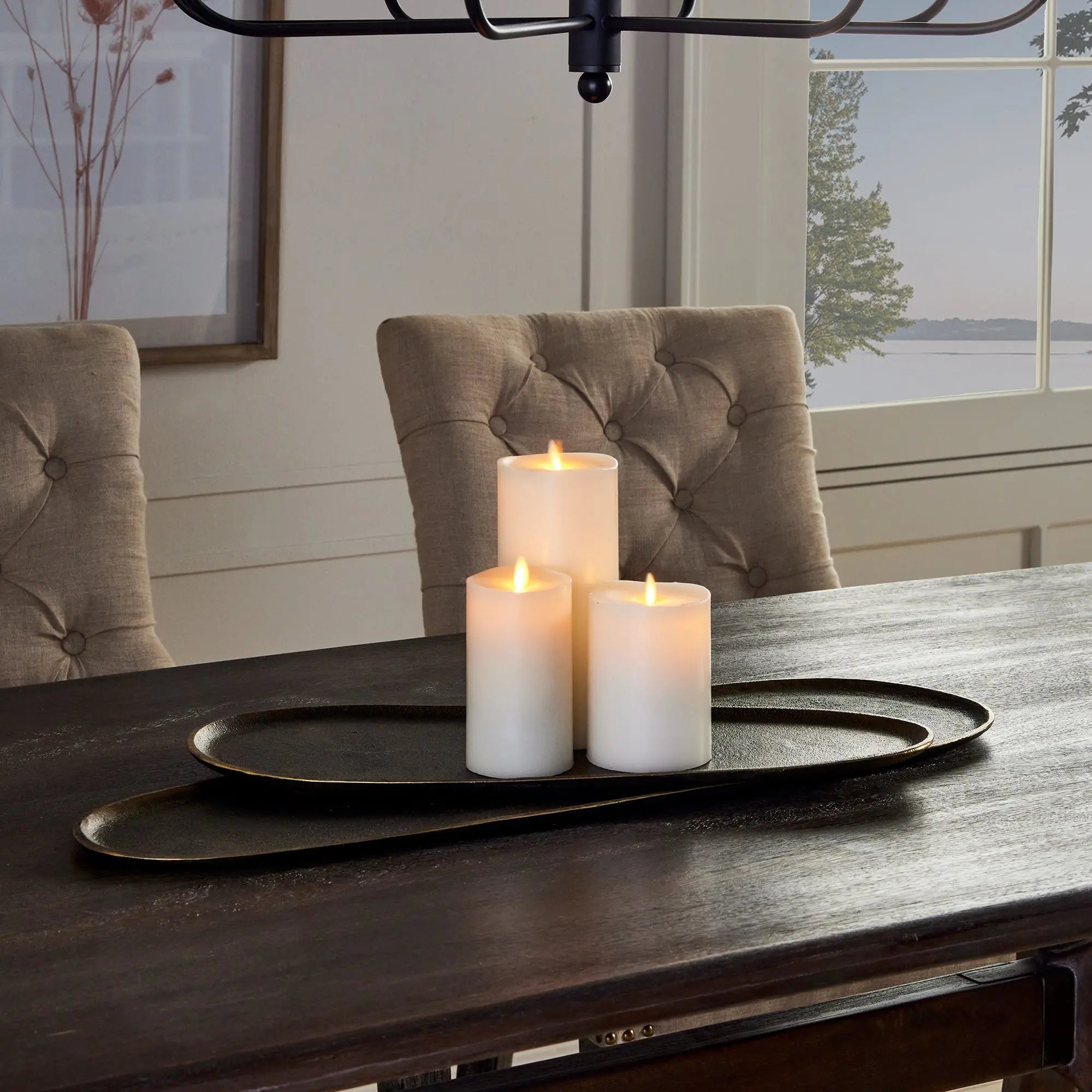 ROSALINE DECORATIVE TRAYS, SET OF 2 Villa Decor & Design