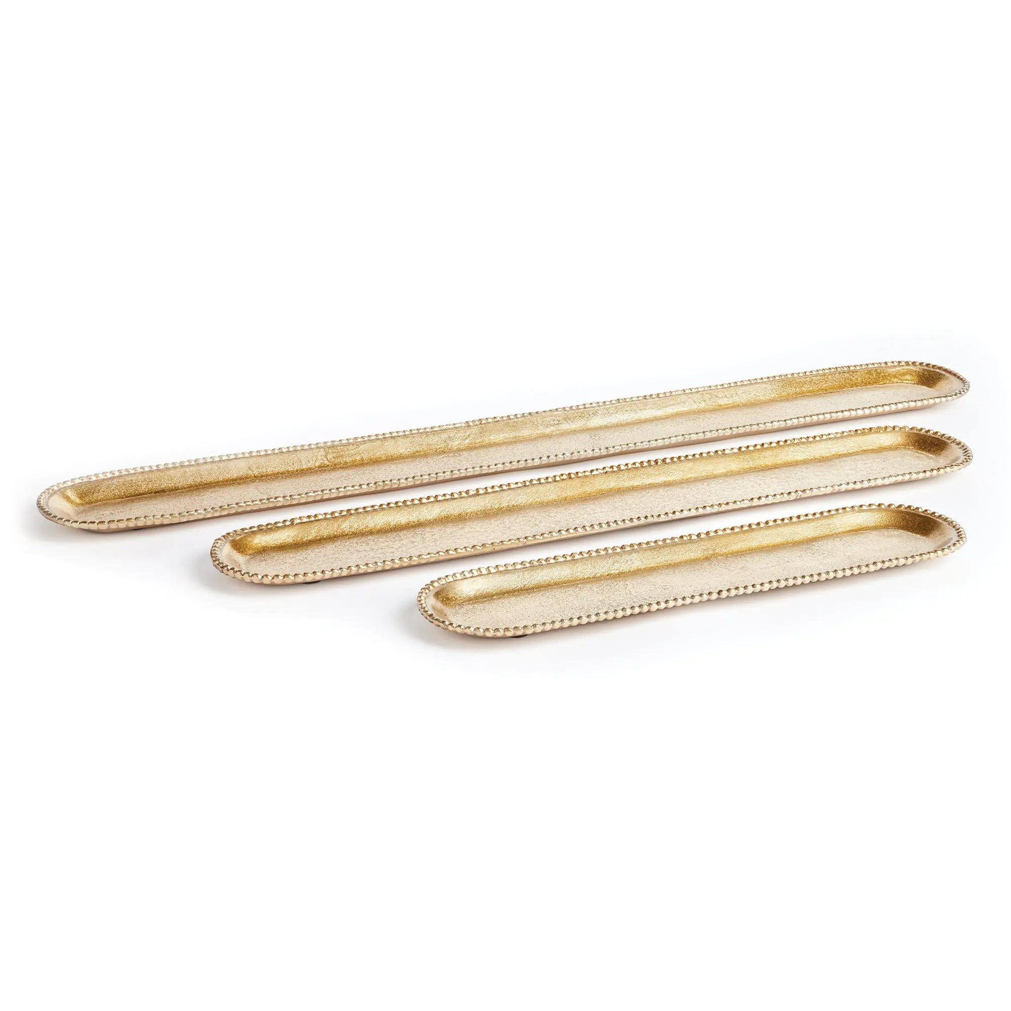 Blair Decorative Gold Tray Set of 3
