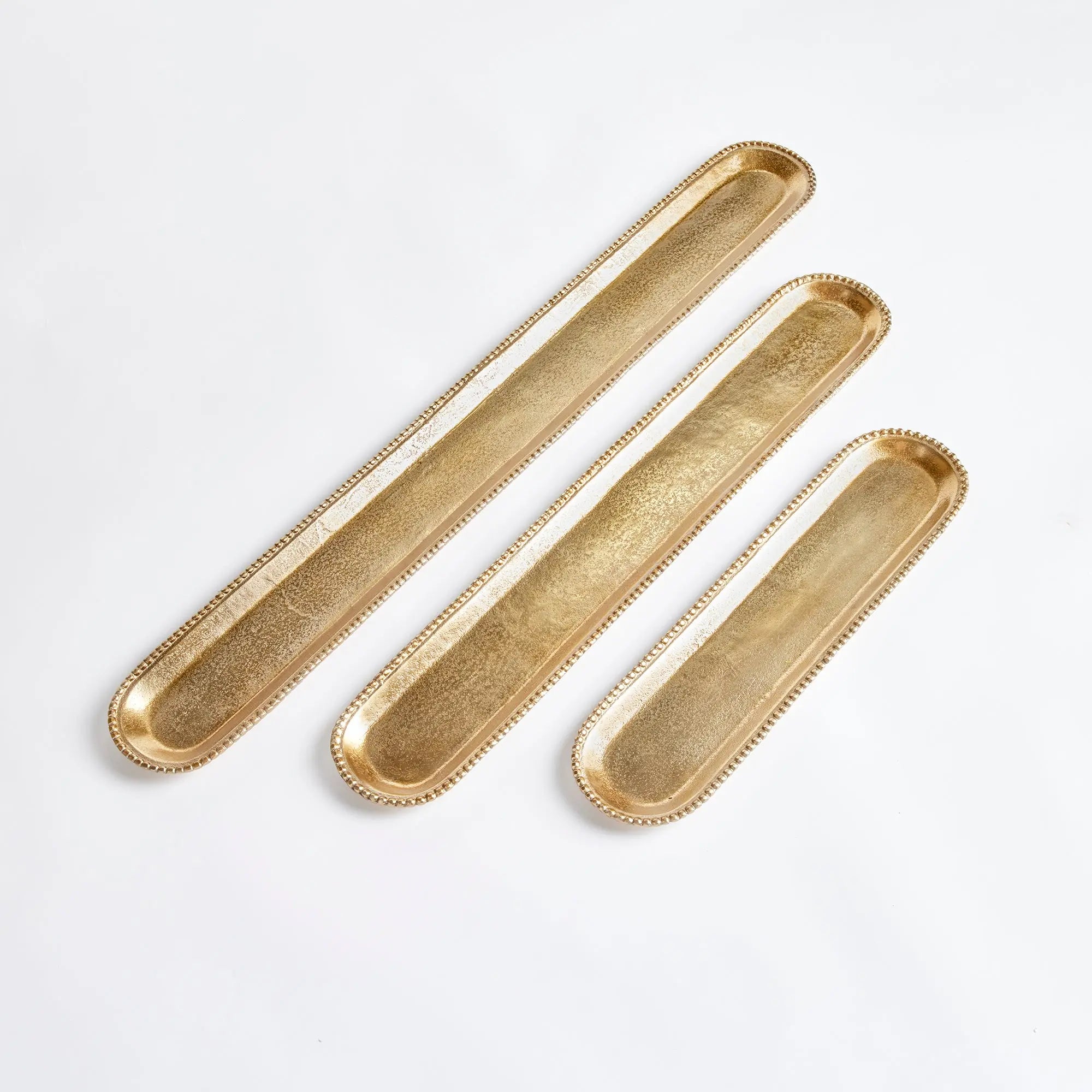 Blair Decorative Gold Tray Set of 3