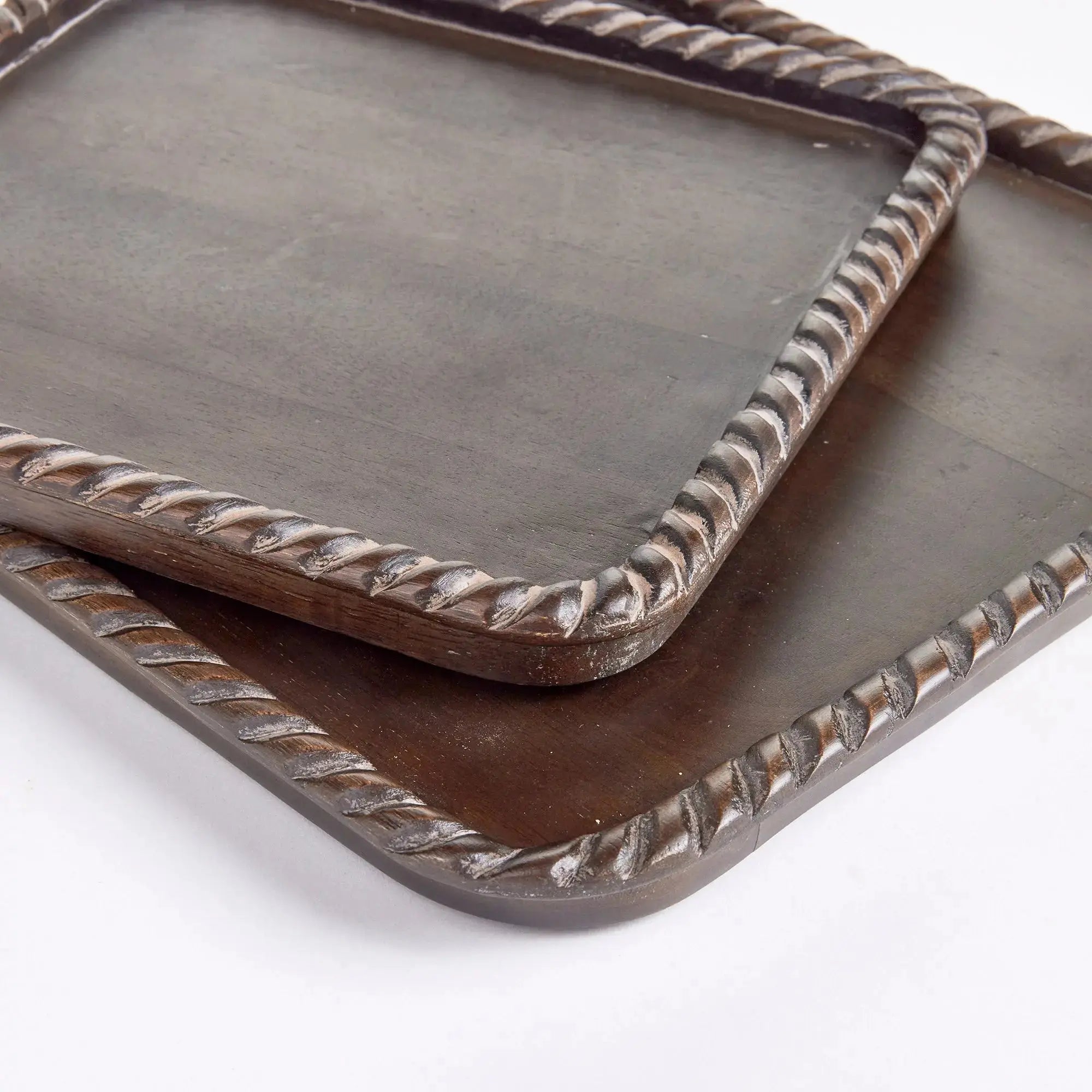 LANGLEY SQUARE TRAYS, SET OF 2 Villa Decor & Design