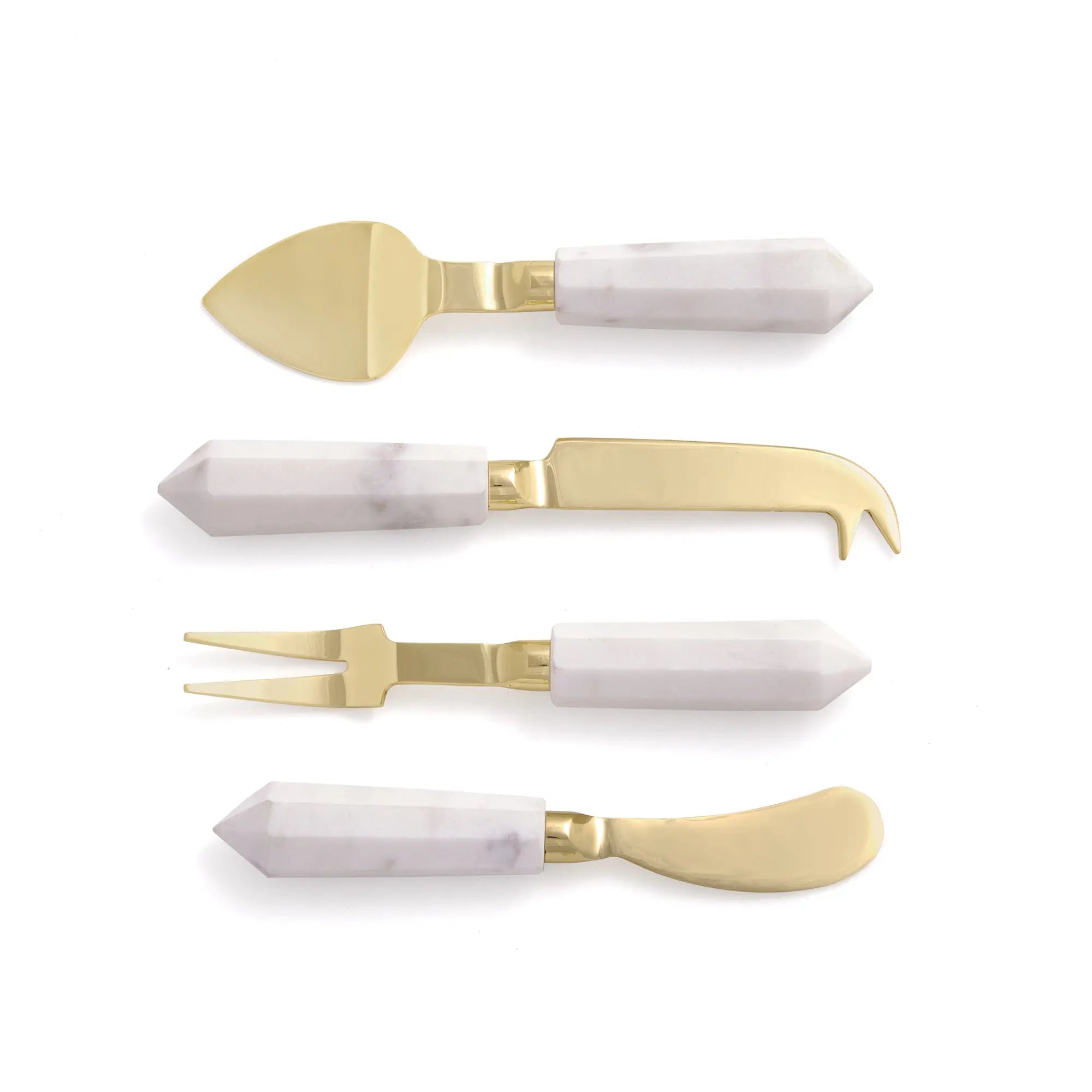 Asteria Cheese Knife Set with Marble Handles