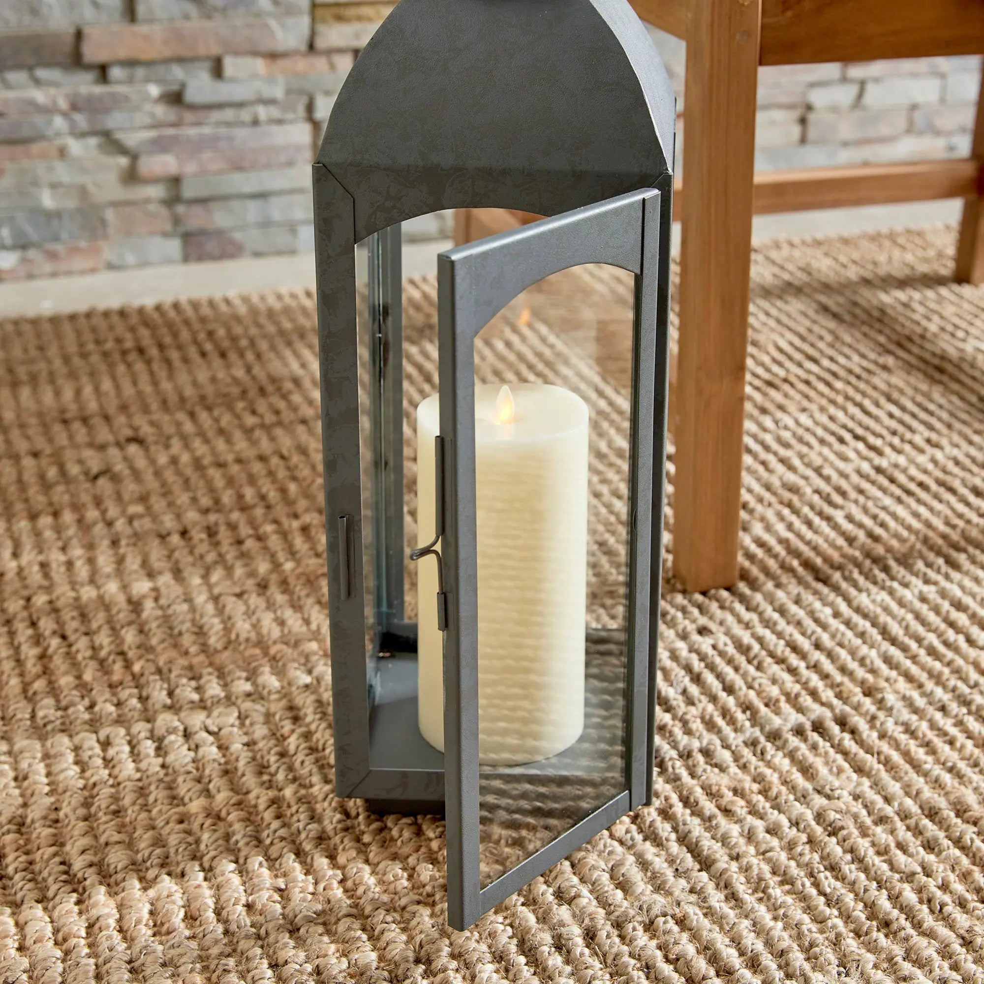 Antoinette Outdoor Lantern - LARGE | GRAY