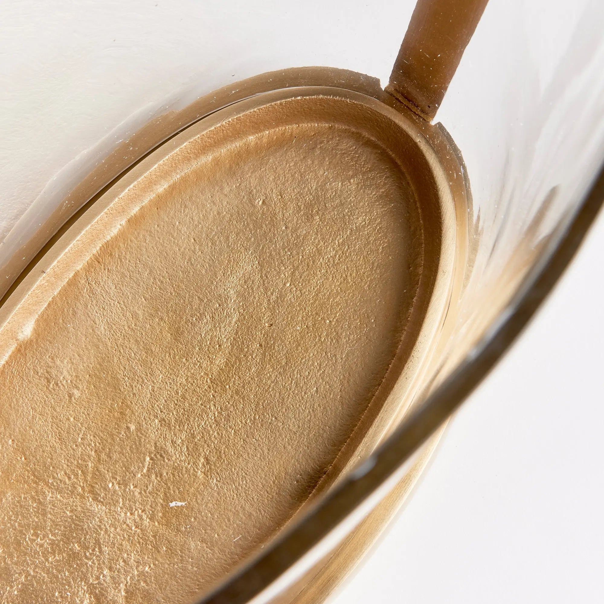 AILA Oval Glass Hurricane Candleholder