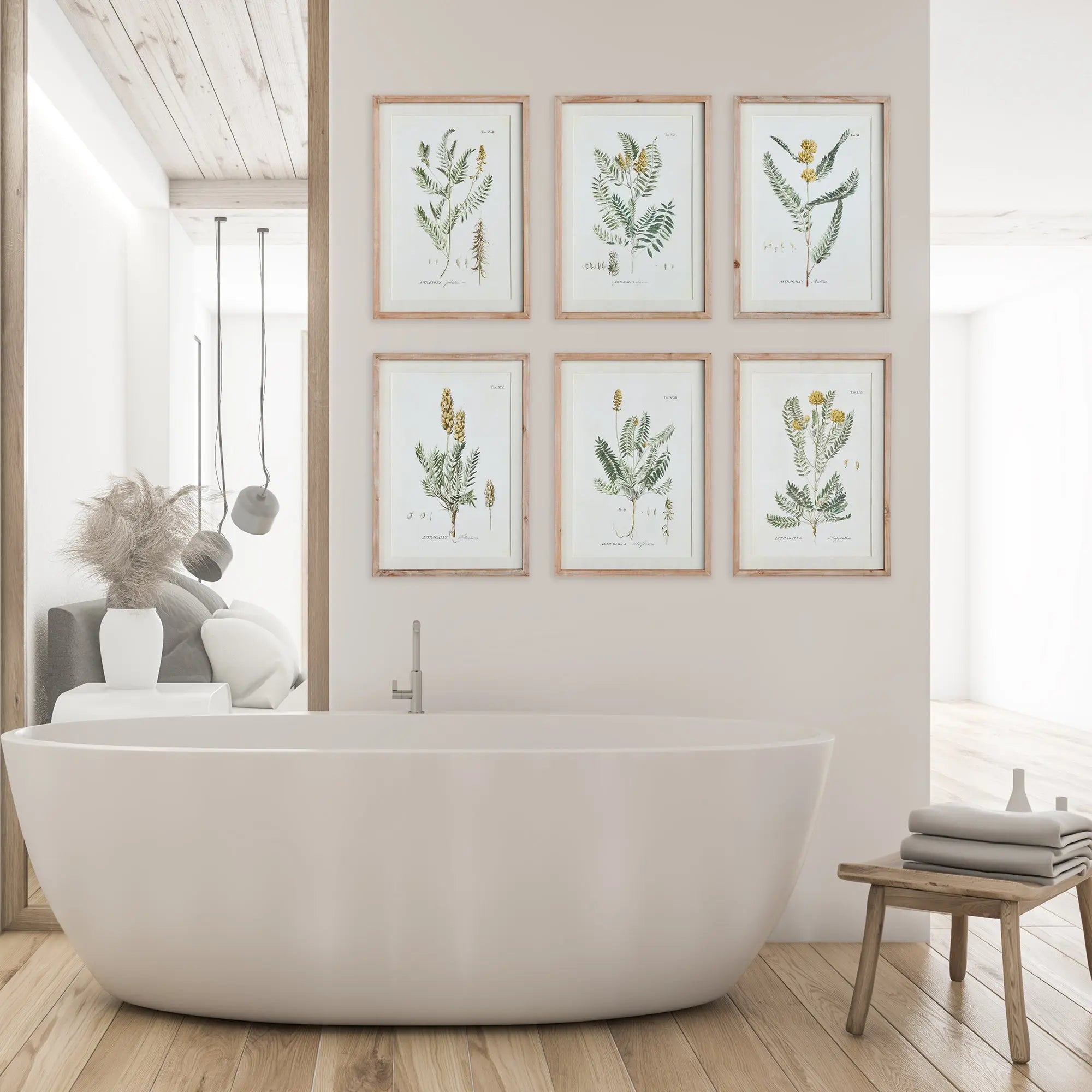 MID-SUMMER BLOOMS PRINTS, SET OF 6 Villa Decor & Design