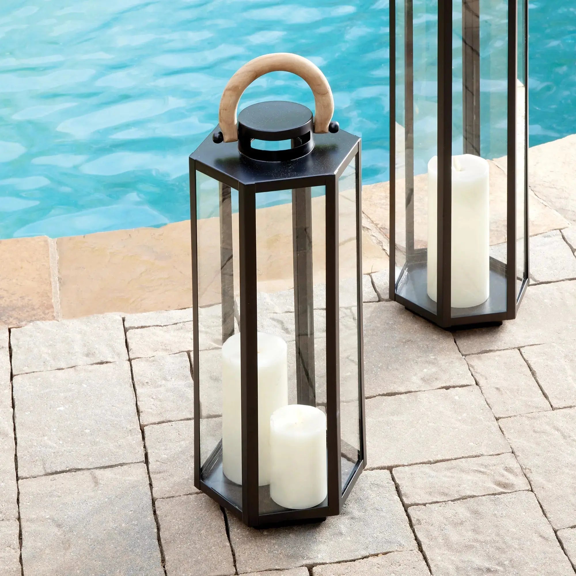 DOCKSIDE OUTDOOR LANTERN LARGE Villa Decor & Design