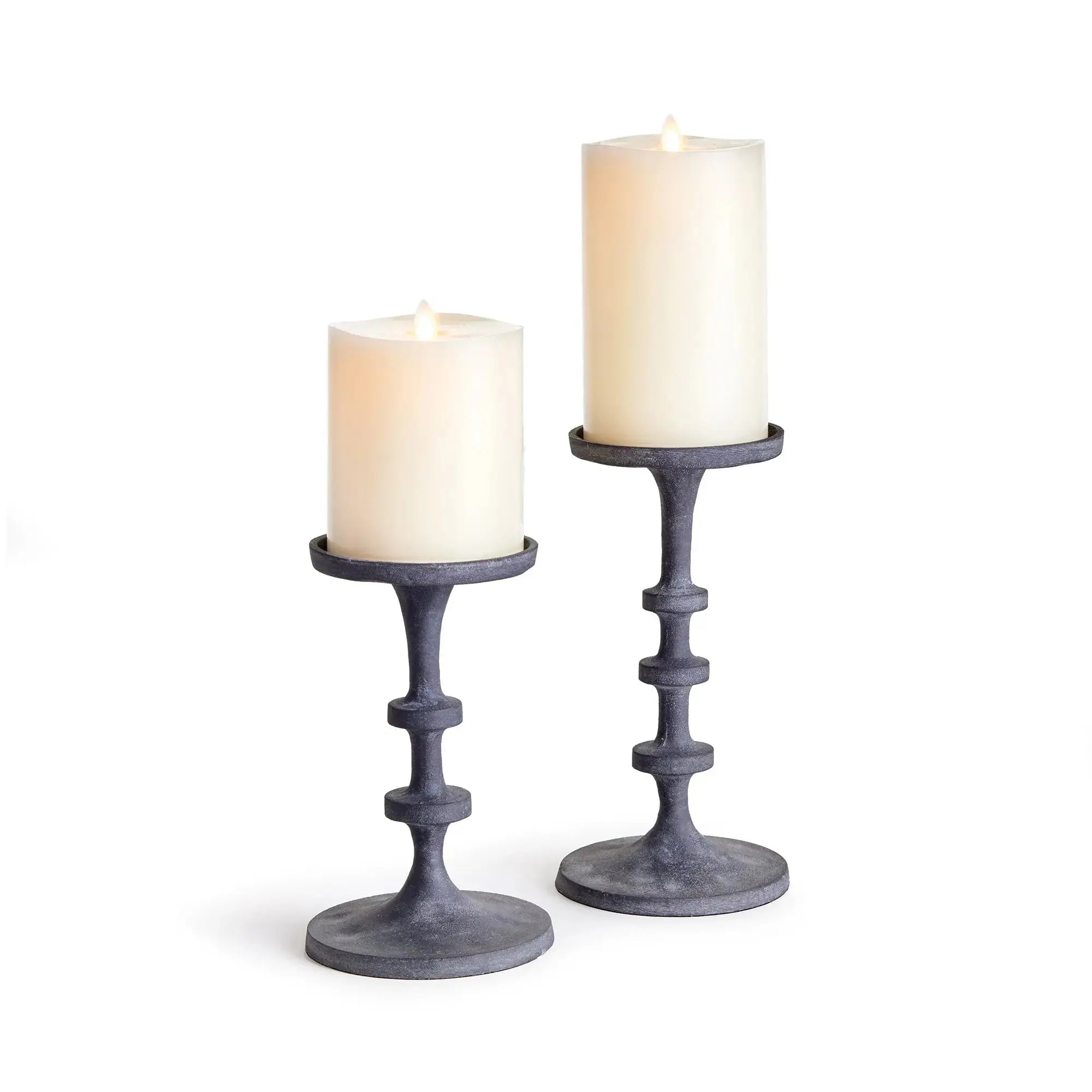 ABACUS PETITE CANDLE STANDS, SET OF 2 Villa Decor & Design