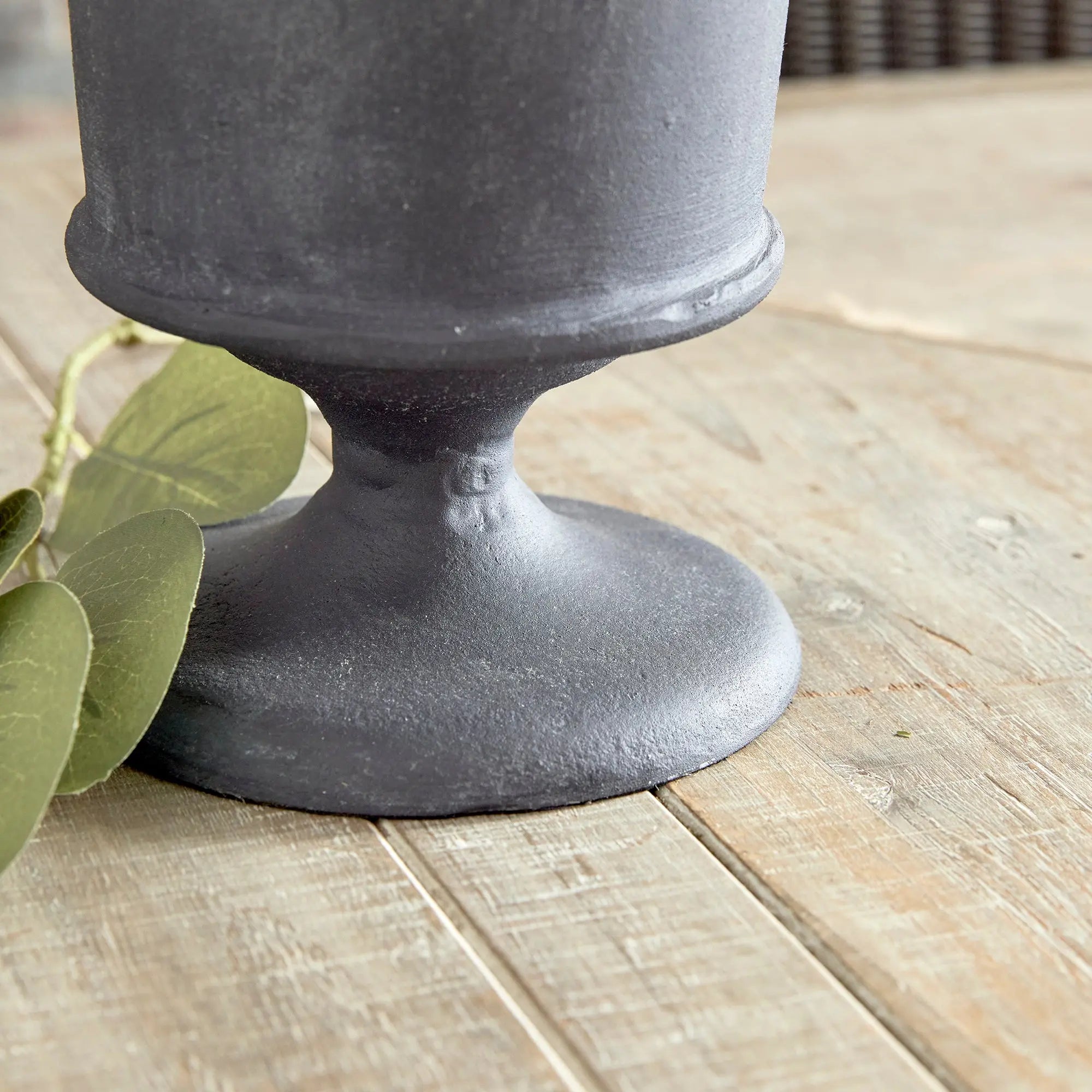 Terrazza Vase – Aged Zinc | Small or Large - Villa Decor & Design