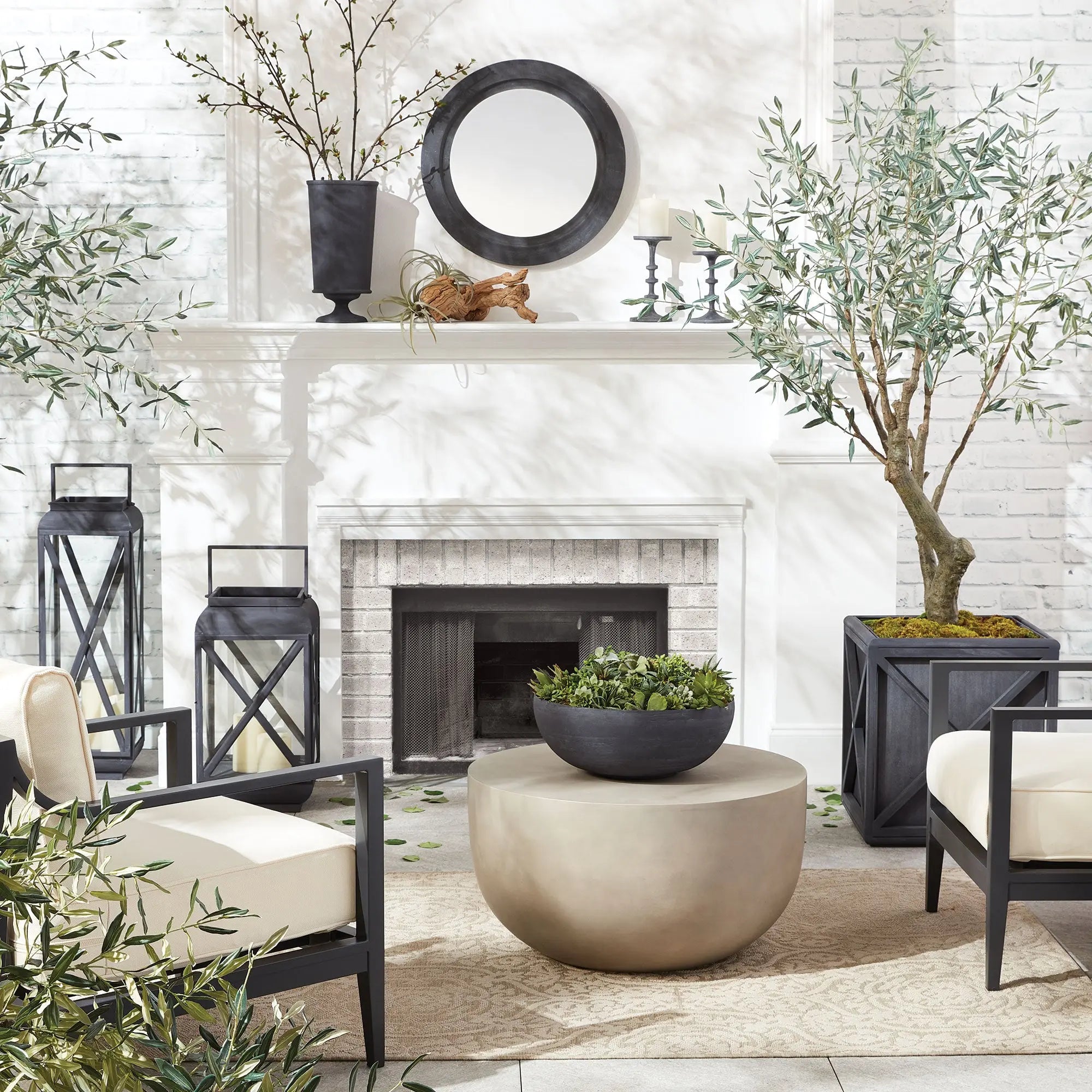 TERRAZZA DECORATIVE BOWLS, SET OF 2 Villa Decor & Design