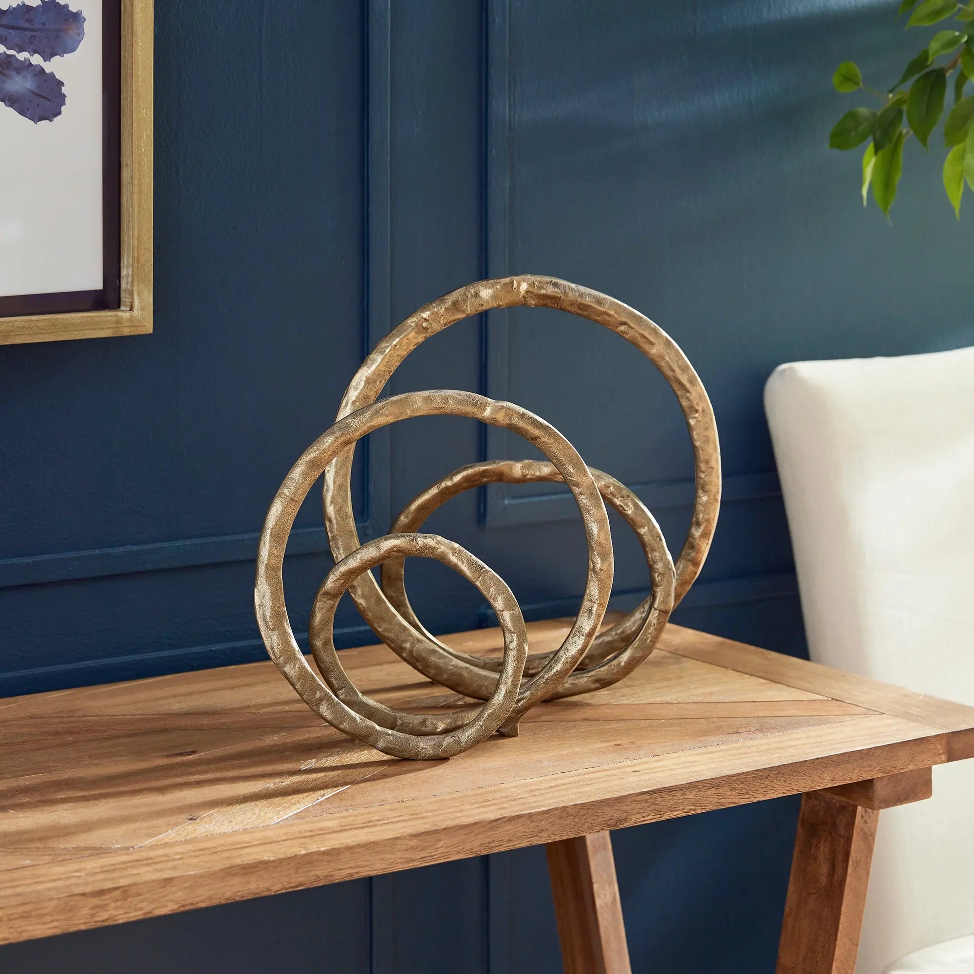 Eldon Sculptures – Set of 2 Modern Aluminum Accents | Multiple Finishes - Villa Decor & Design