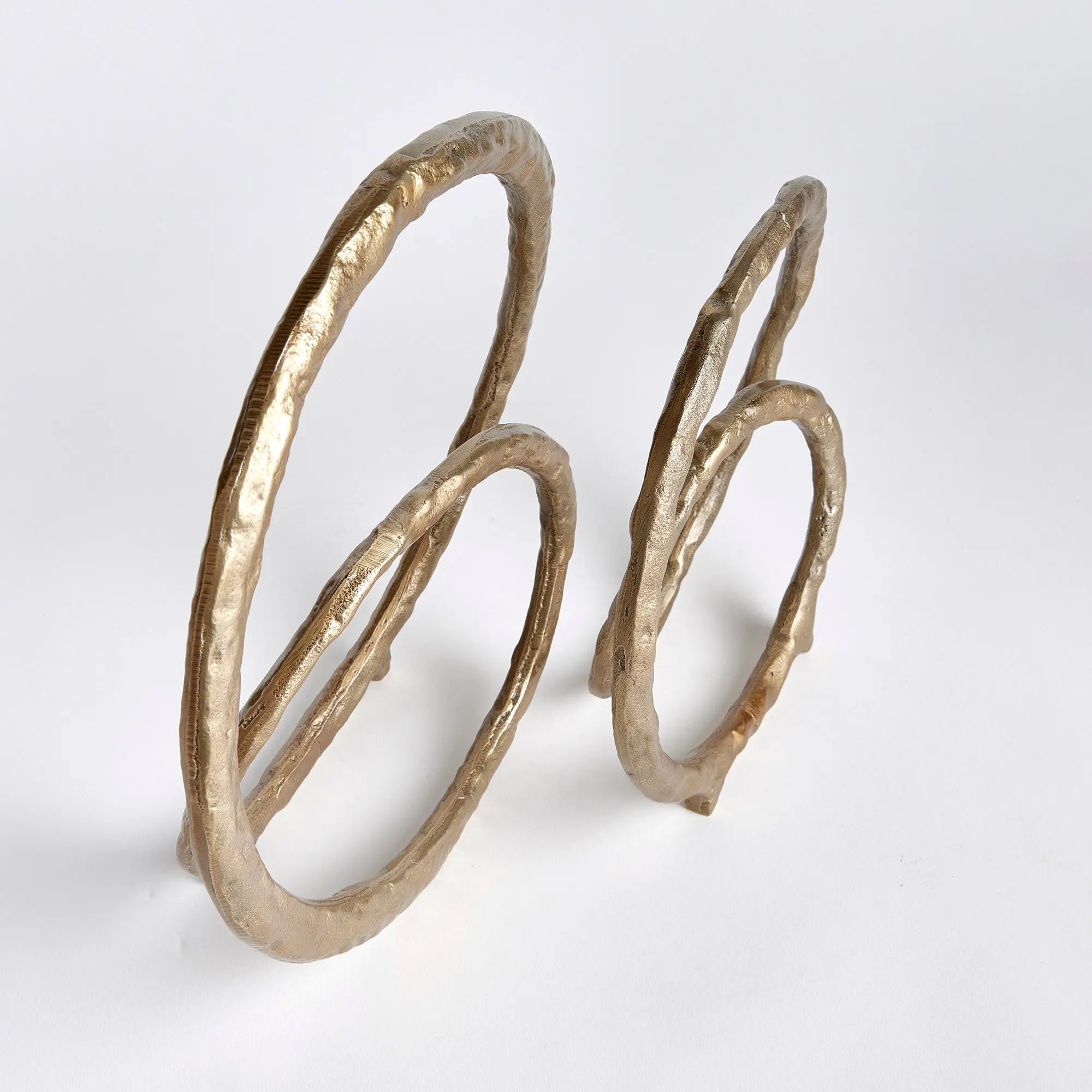 Eldon Sculptures – Set of 2 Modern Aluminum Accents | Multiple Finishes - Villa Decor & Design