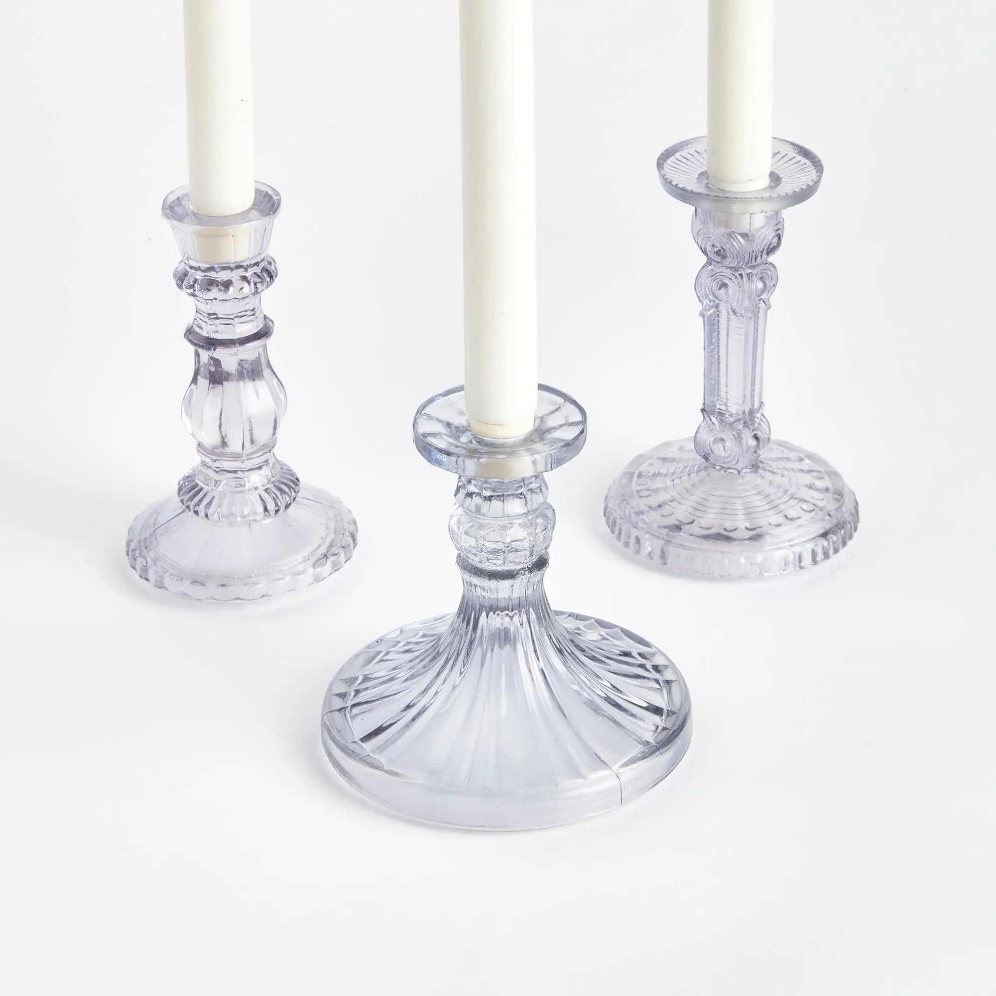 ESTELLA TAPER HOLDERS SMALL, SET OF 3 Villa Decor & Design
