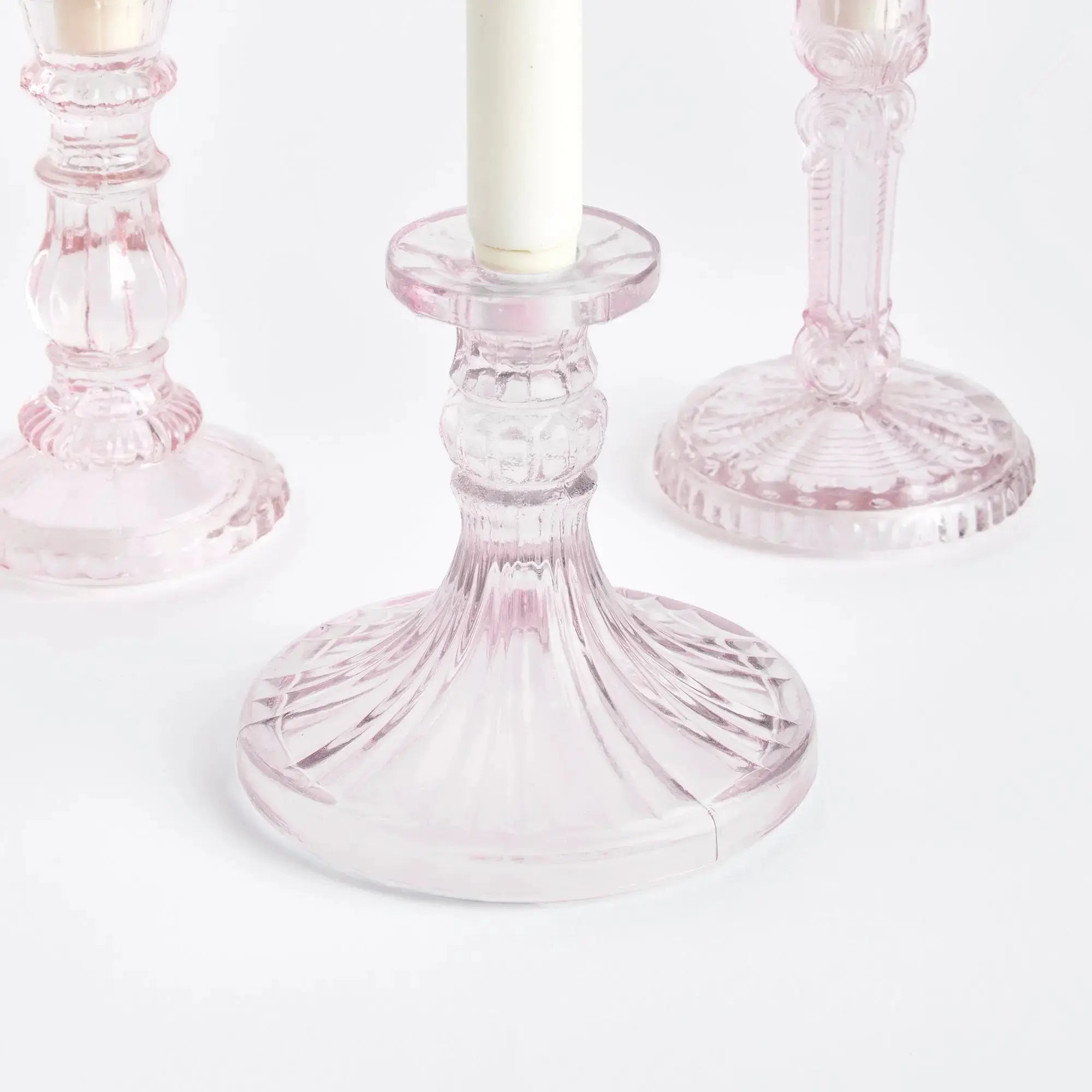 ESTELLA TAPER HOLDERS SMALL, SET OF 3 Villa Decor & Design