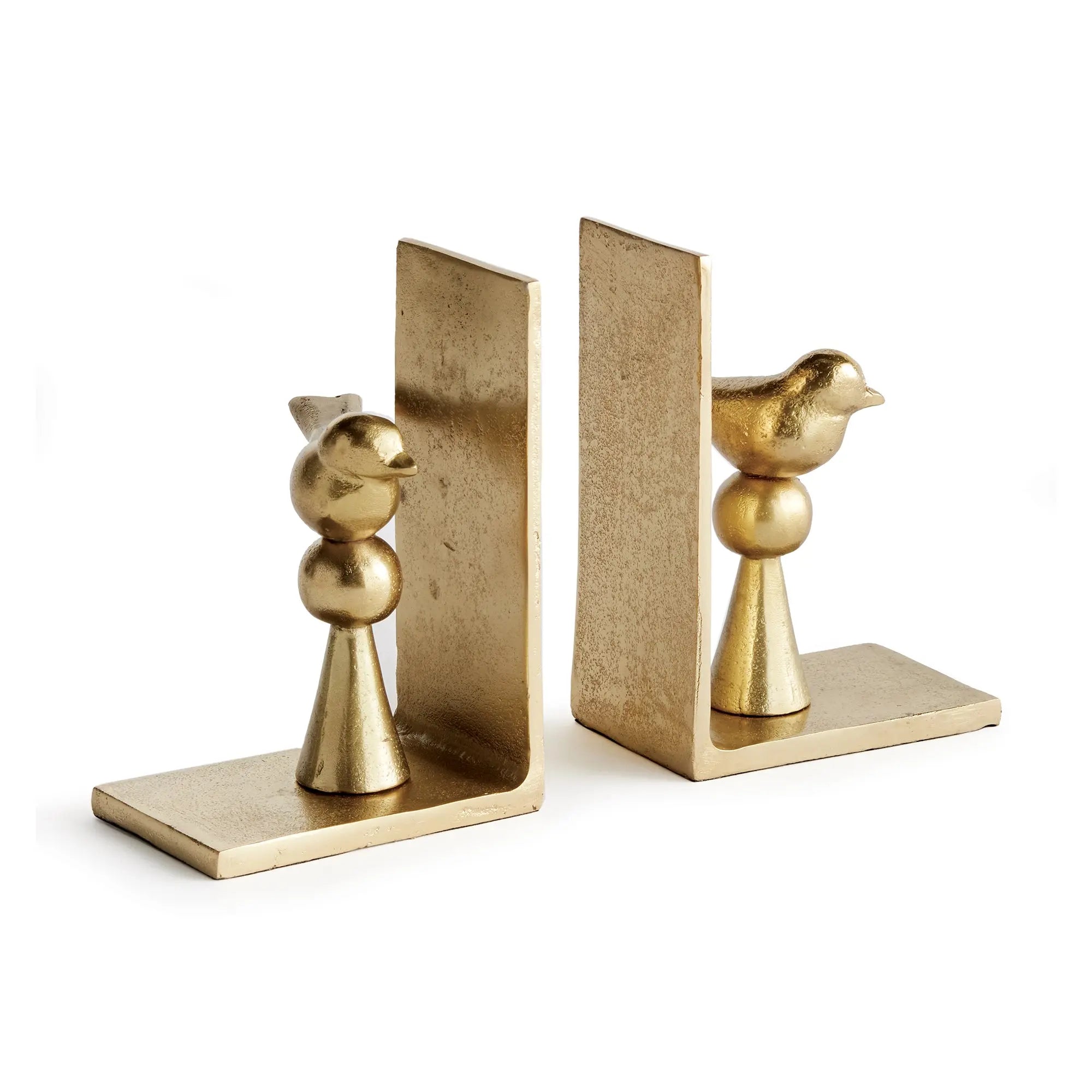 Gold Birdsong Bookends Set of 2