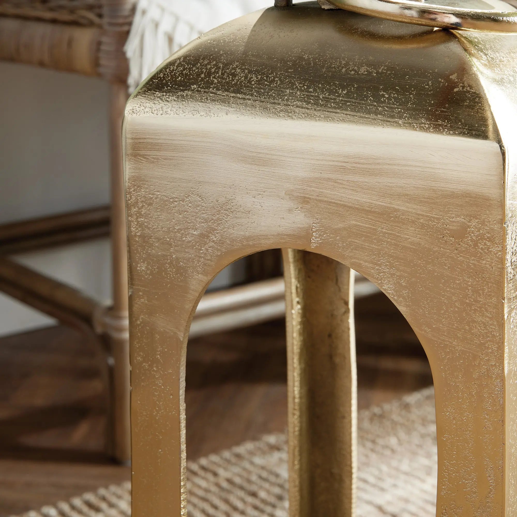 Isabella Champagne Gold Lanterns - Large (25.5") or Small (22") Napa Home & Garden