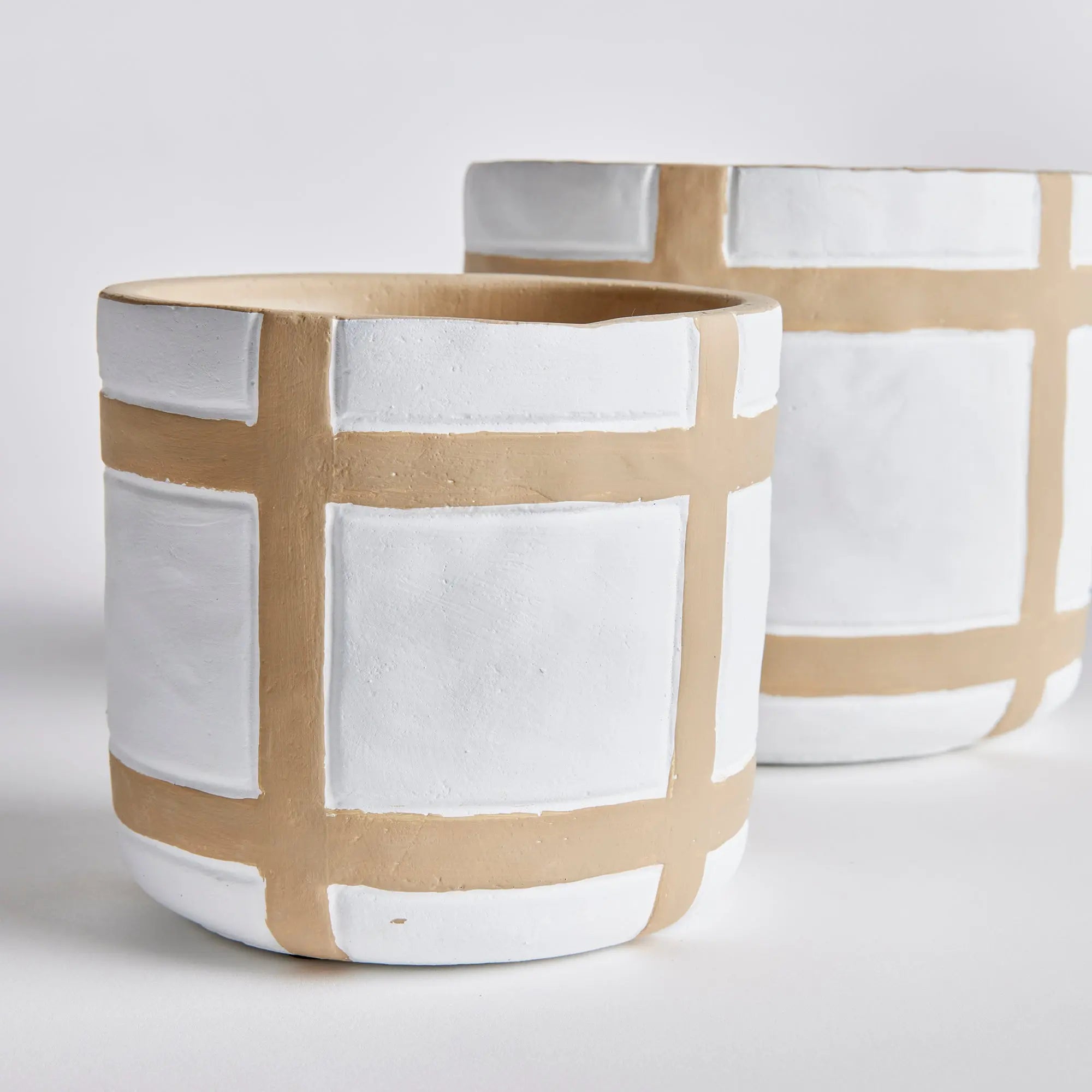 Phoenix Pots - Set of 2 Hand-Painted Planters Napa Home & Garden