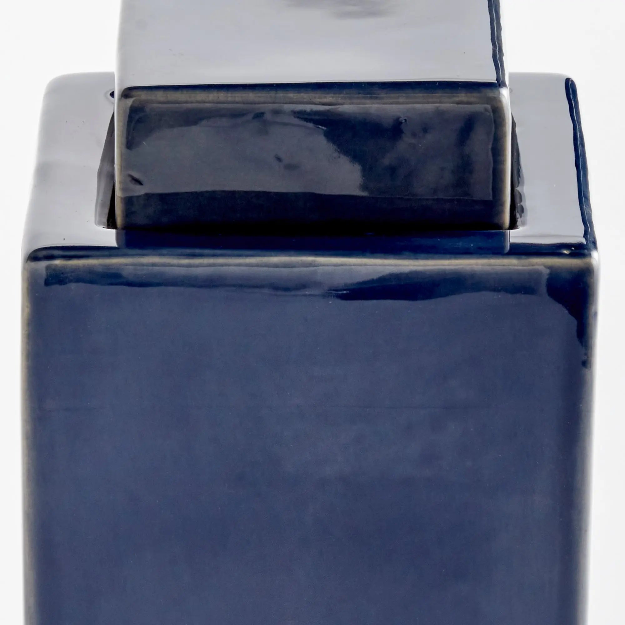 Ophelia Ceramic Lidded Jar – Cream or Blue | 4 Sizes - Villa Decor & Design