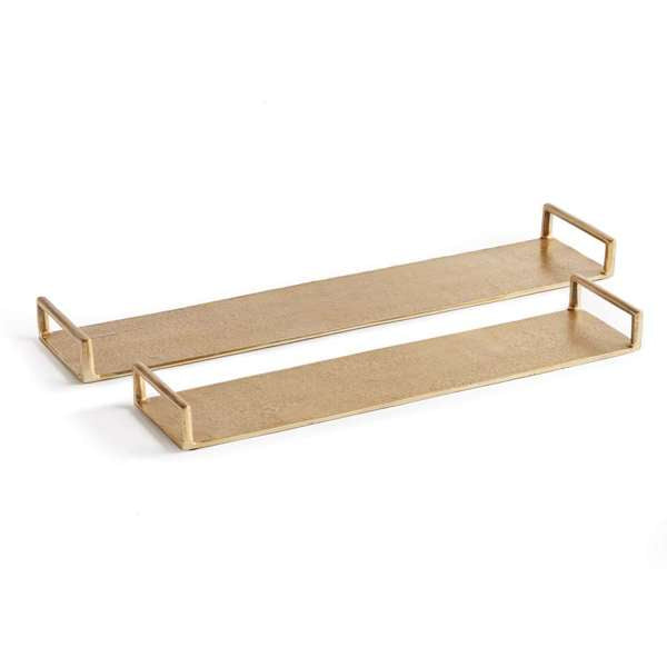 Elora Decorative Narrow Trays, Set of 2