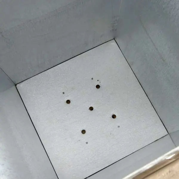 Chatham Planter - Gray Washed Handwoven Teak Wood Napa Home & Garden