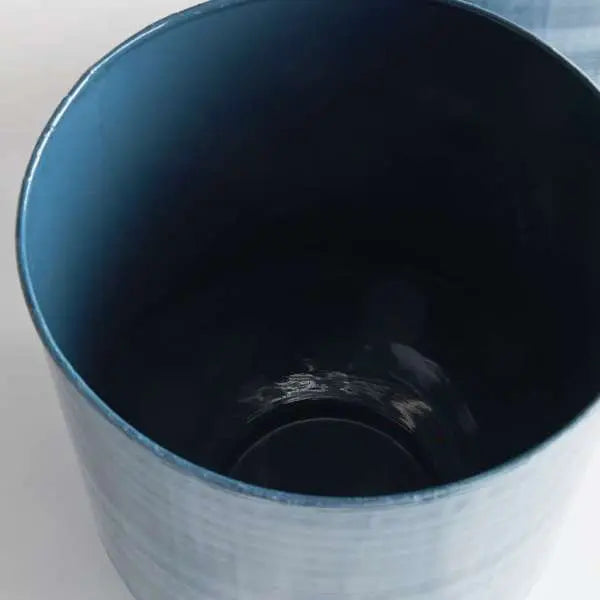 Andrey Storage Tables | Blue Gray Storage Drum Tables - Villa Decor & Design