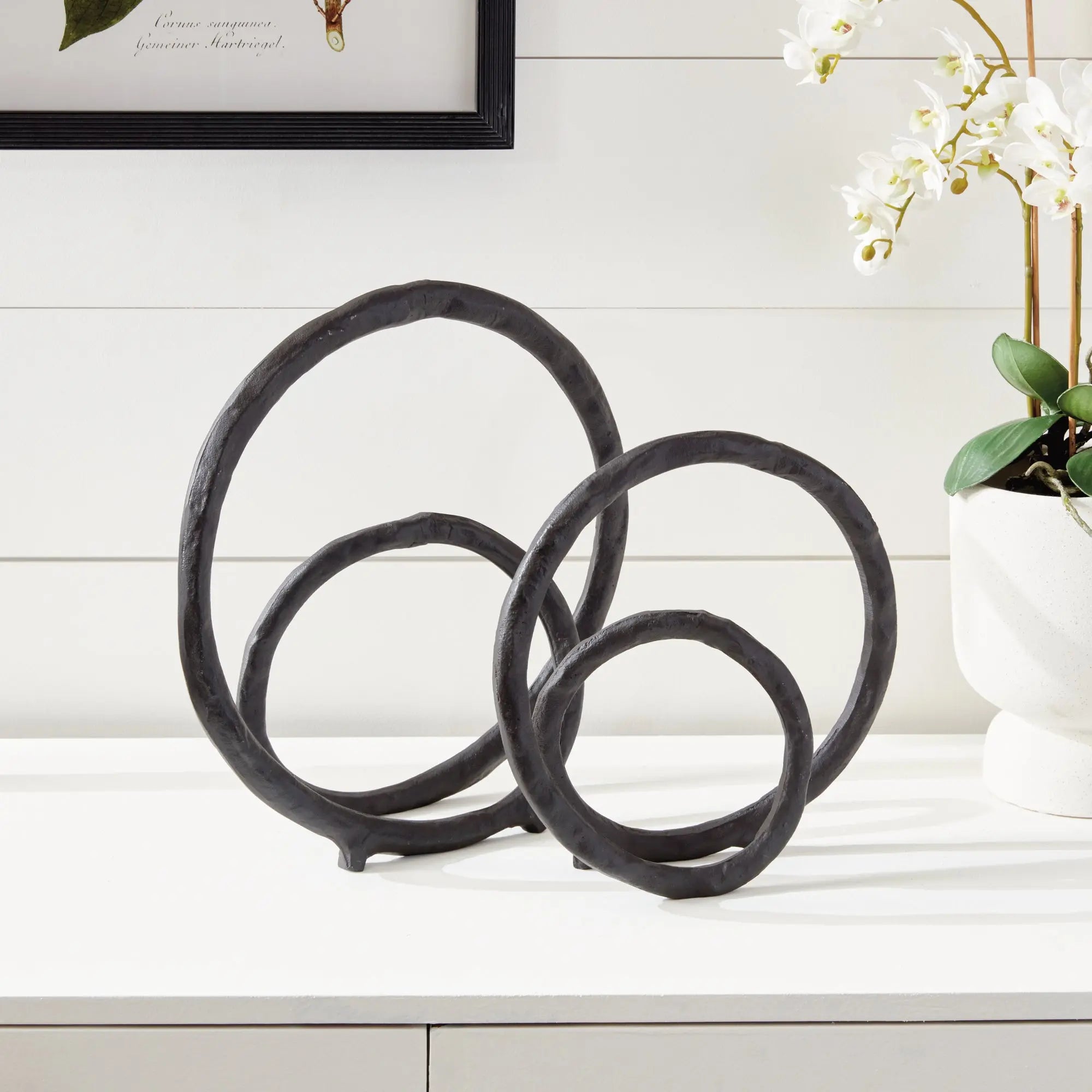 Eldon Sculptures – Set of 2 Modern Aluminum Accents | Multiple Finishes - Villa Decor & Design