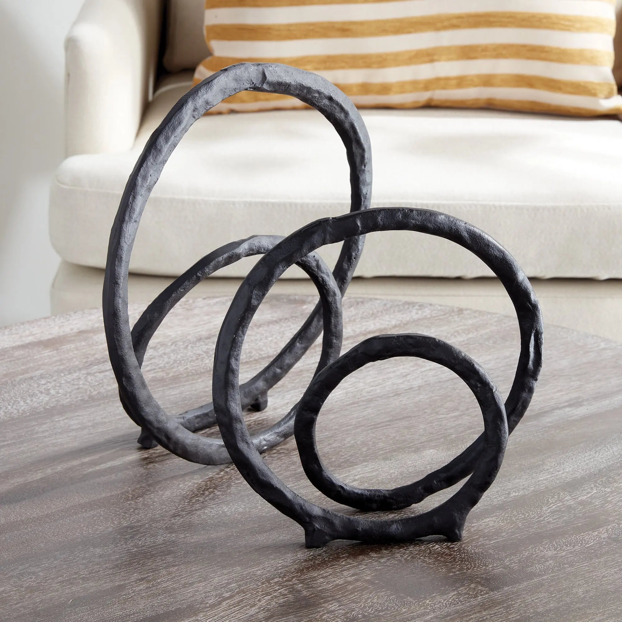 Eldon Sculptures – Set of 2 Modern Aluminum Accents | Multiple Finishes - Villa Decor & Design