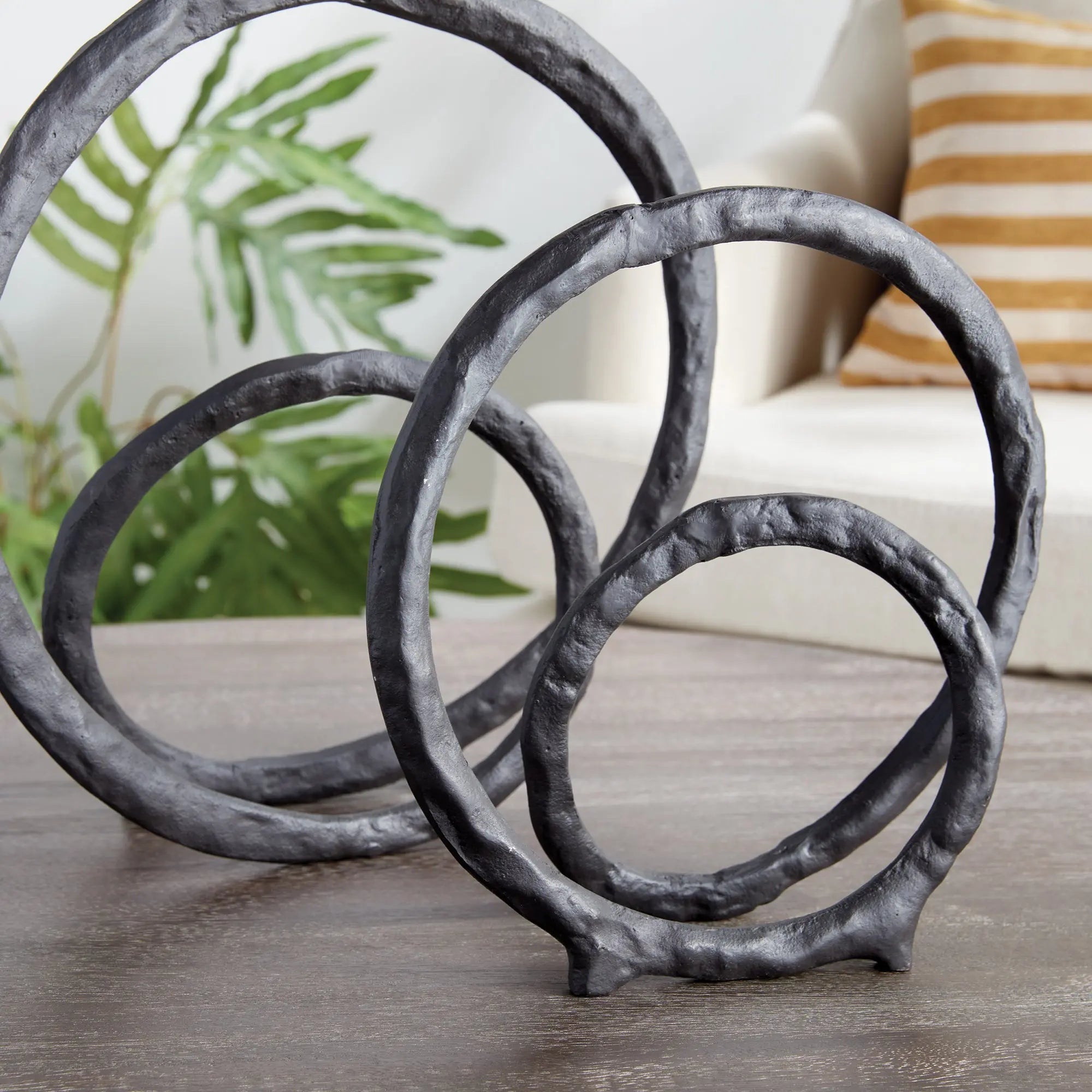 Eldon Sculptures – Set of 2 Modern Aluminum Accents | Multiple Finishes - Villa Decor & Design