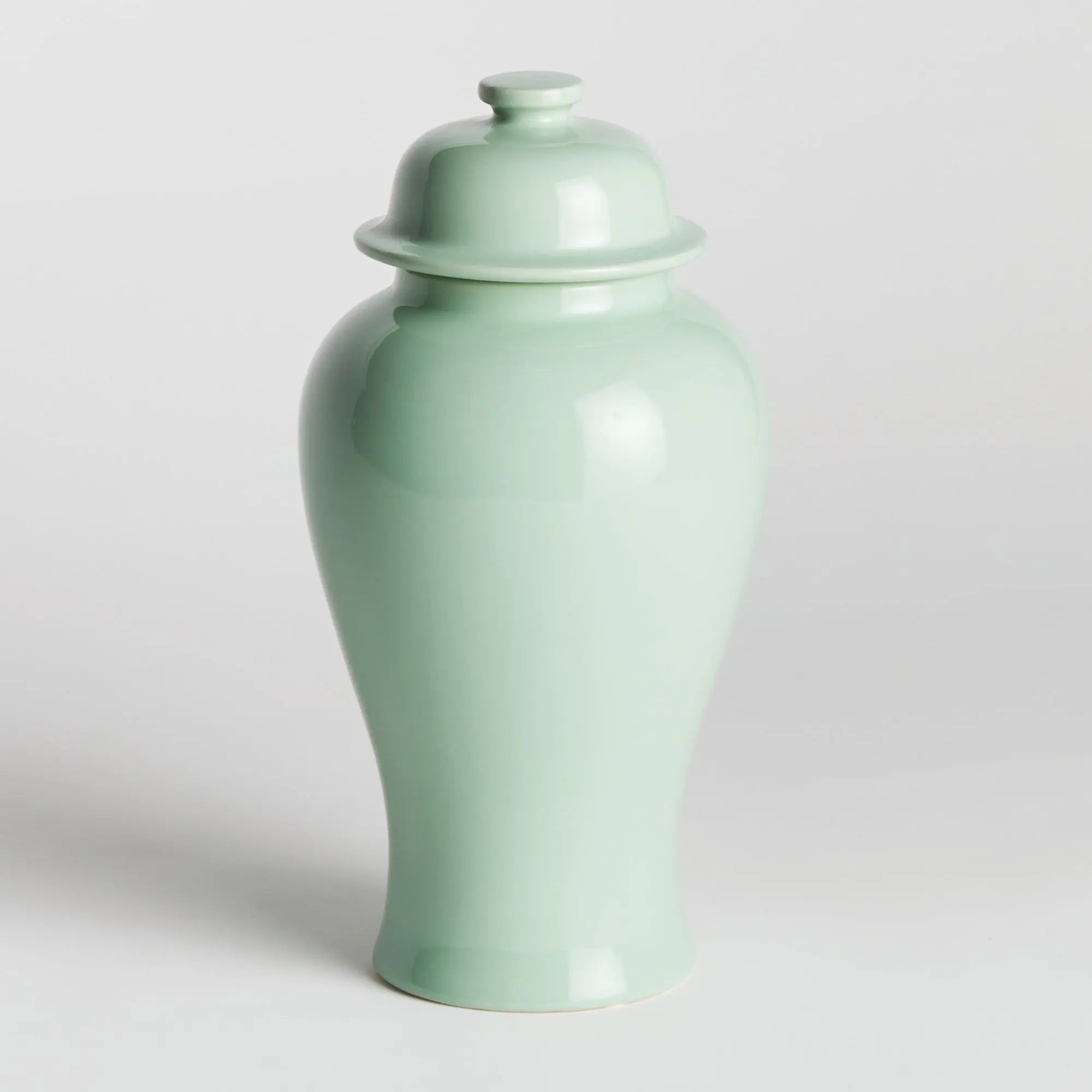 Koa Lidded Mini Ginger Jar - GREEN