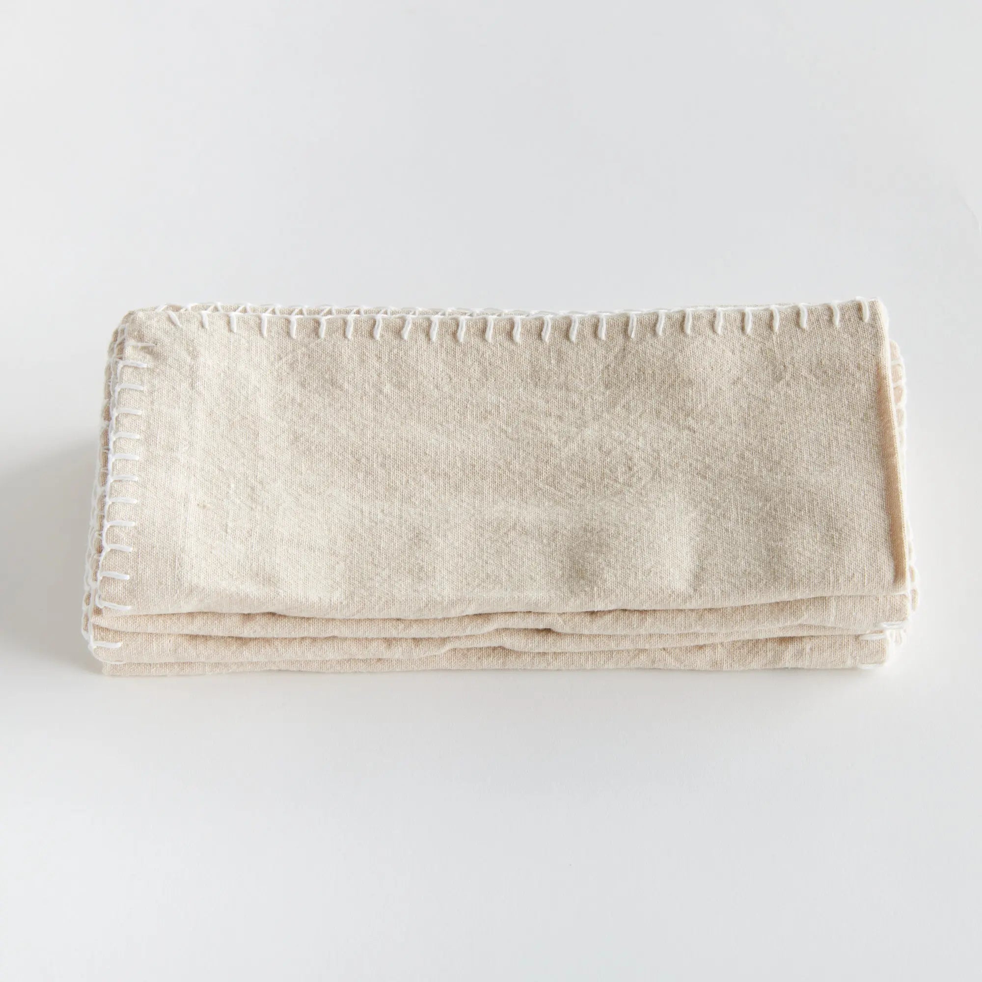 Addie Cotton Taupe Dinner Napkins – Set of 4