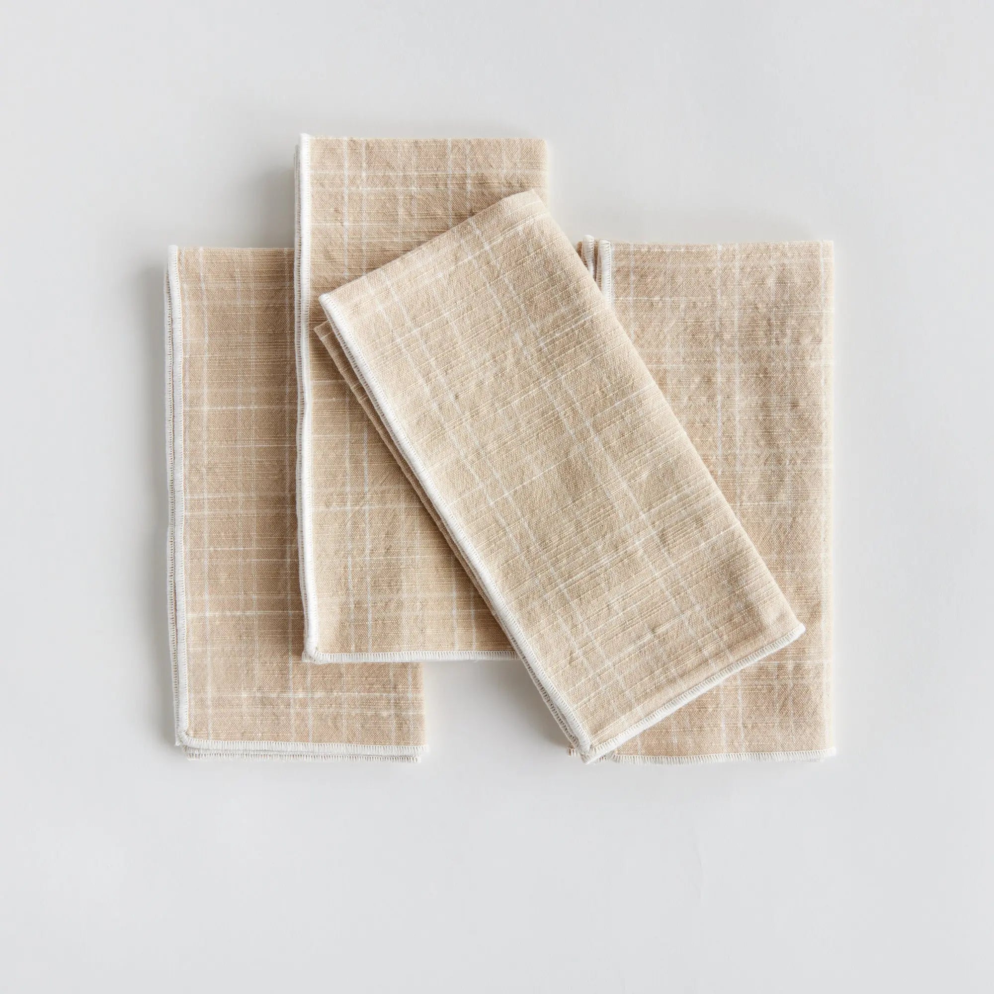 Arch Dinner Napkins – Set of 4 in Taupe